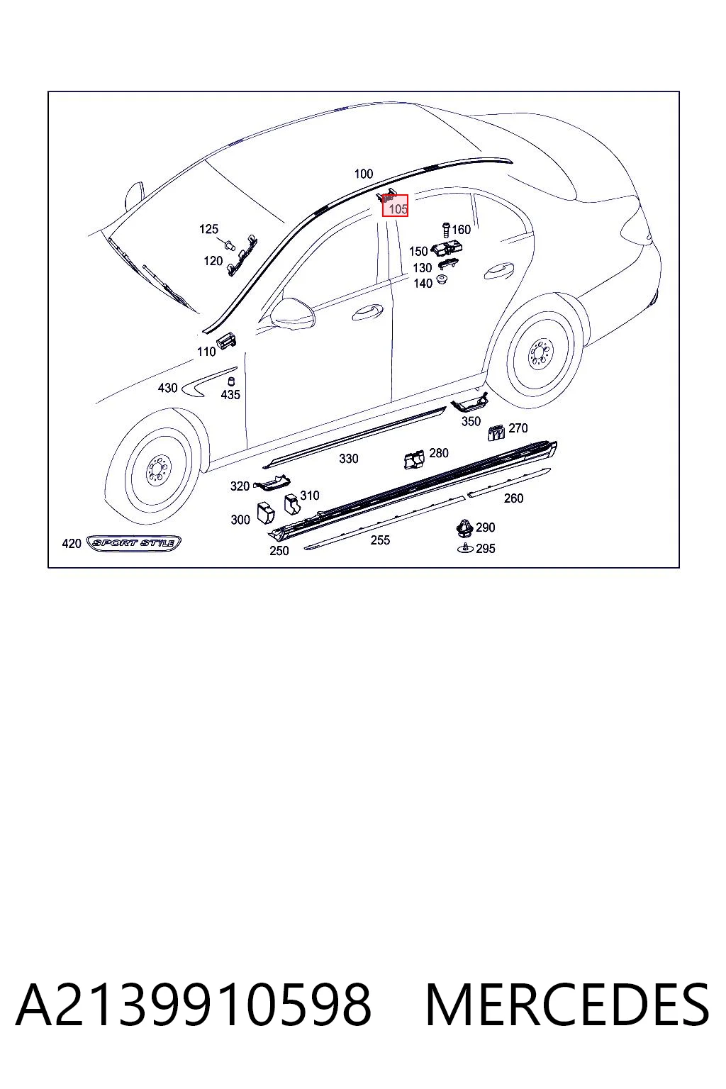 A2139910598 Mercedes