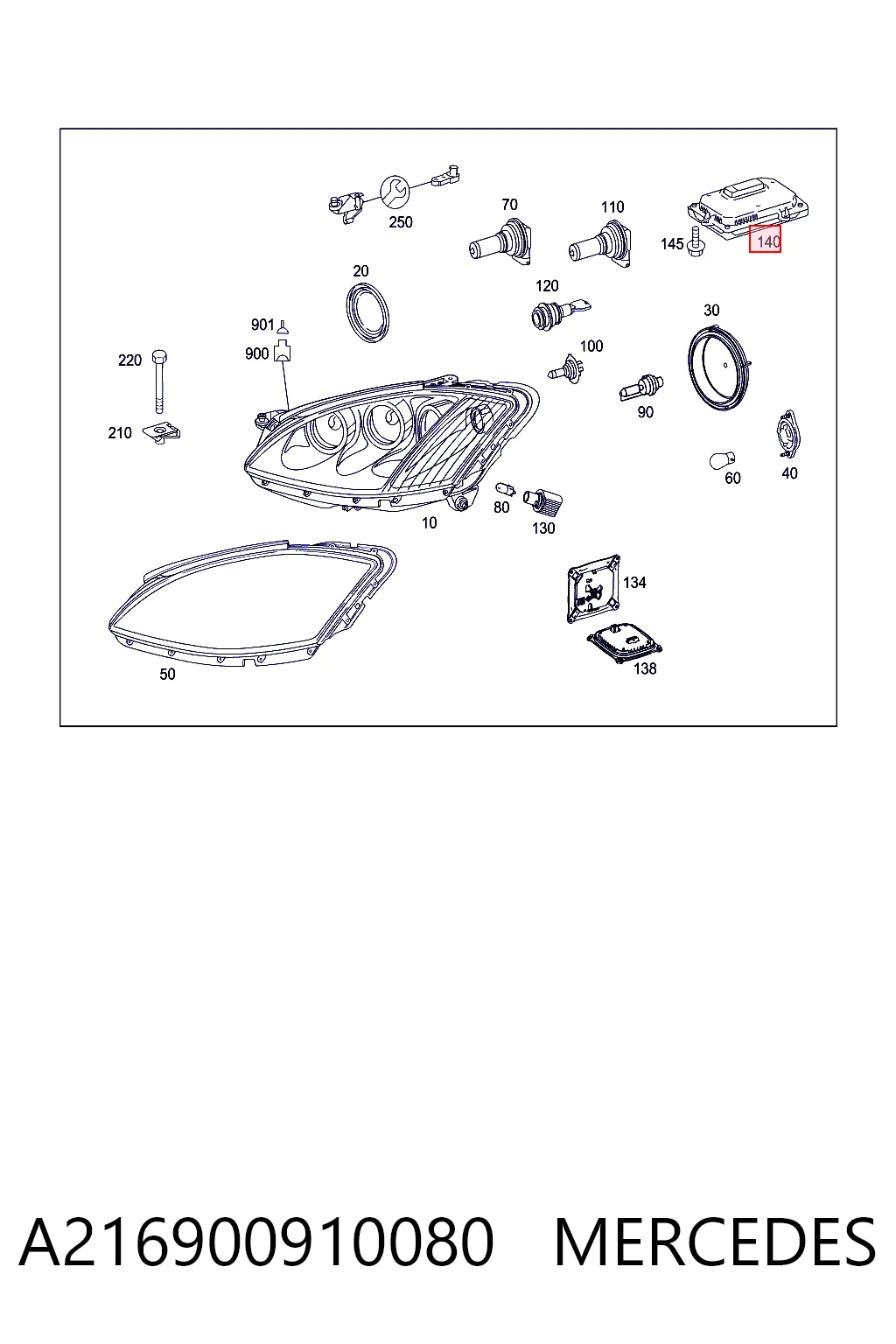 A216900910080 Mercedes