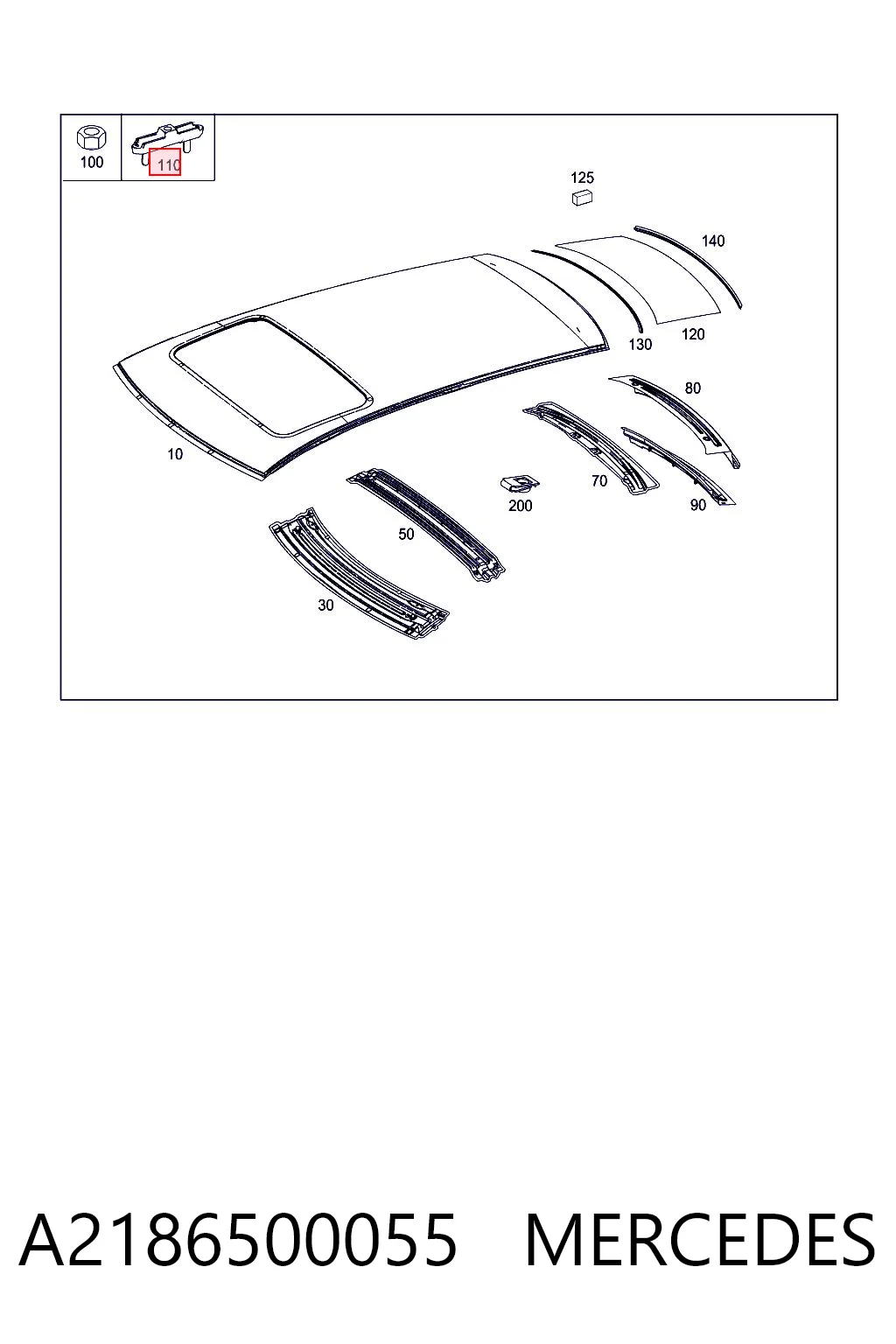 A2186500055 Mercedes