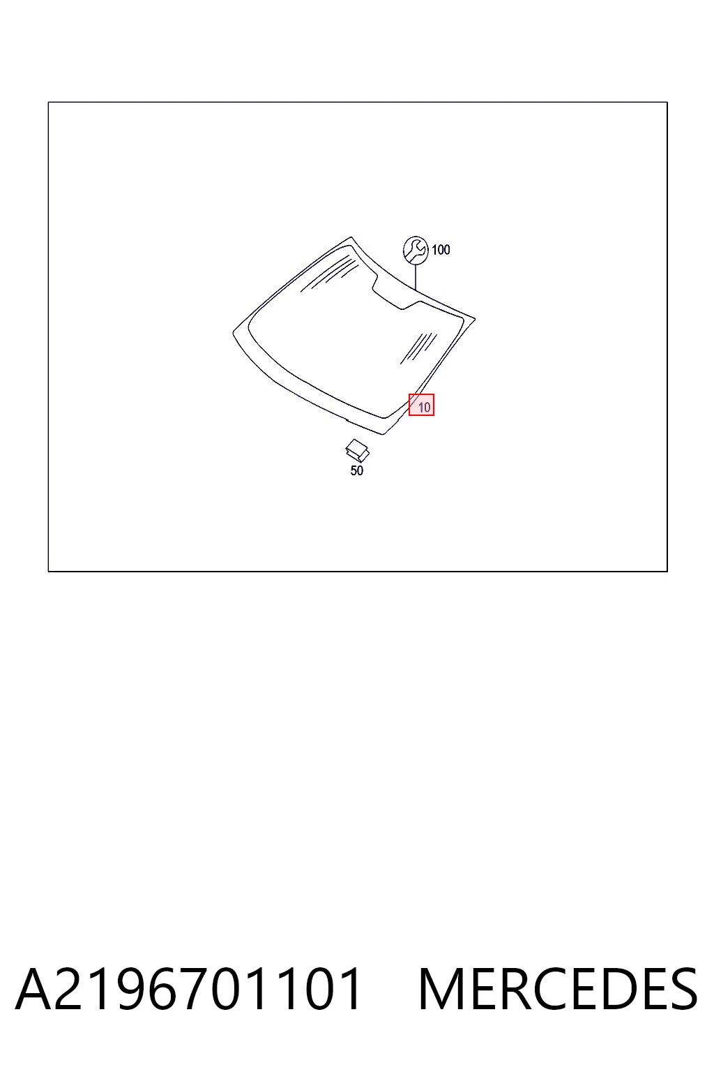 Parabrisas para Mercedes CLS C219
