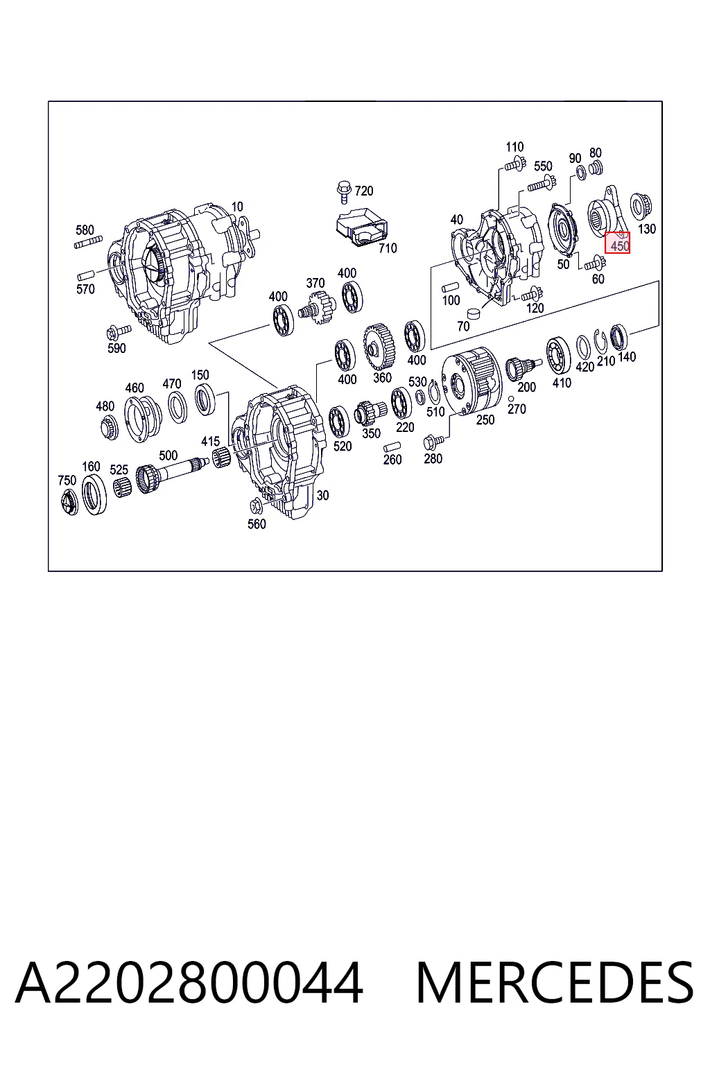 A2202800044 Mercedes