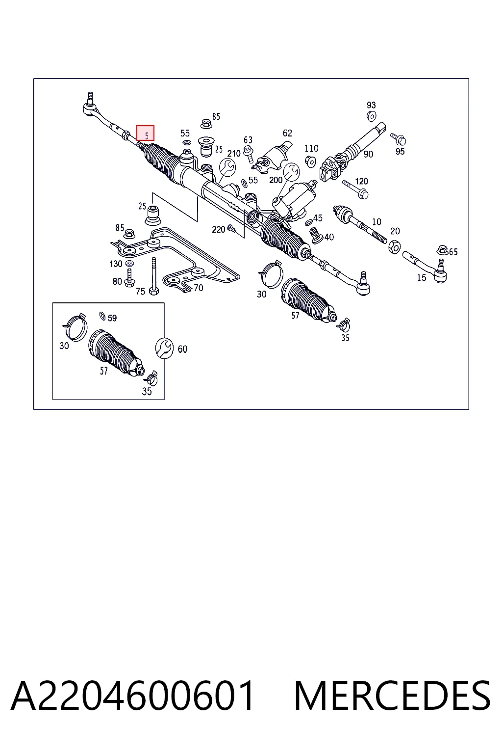 A2204600601 Mercedes