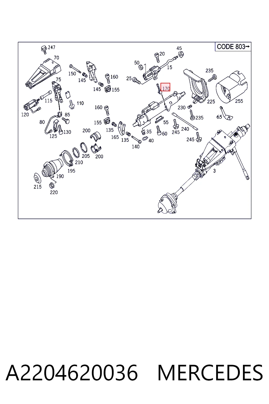 A2204620036 Mercedes