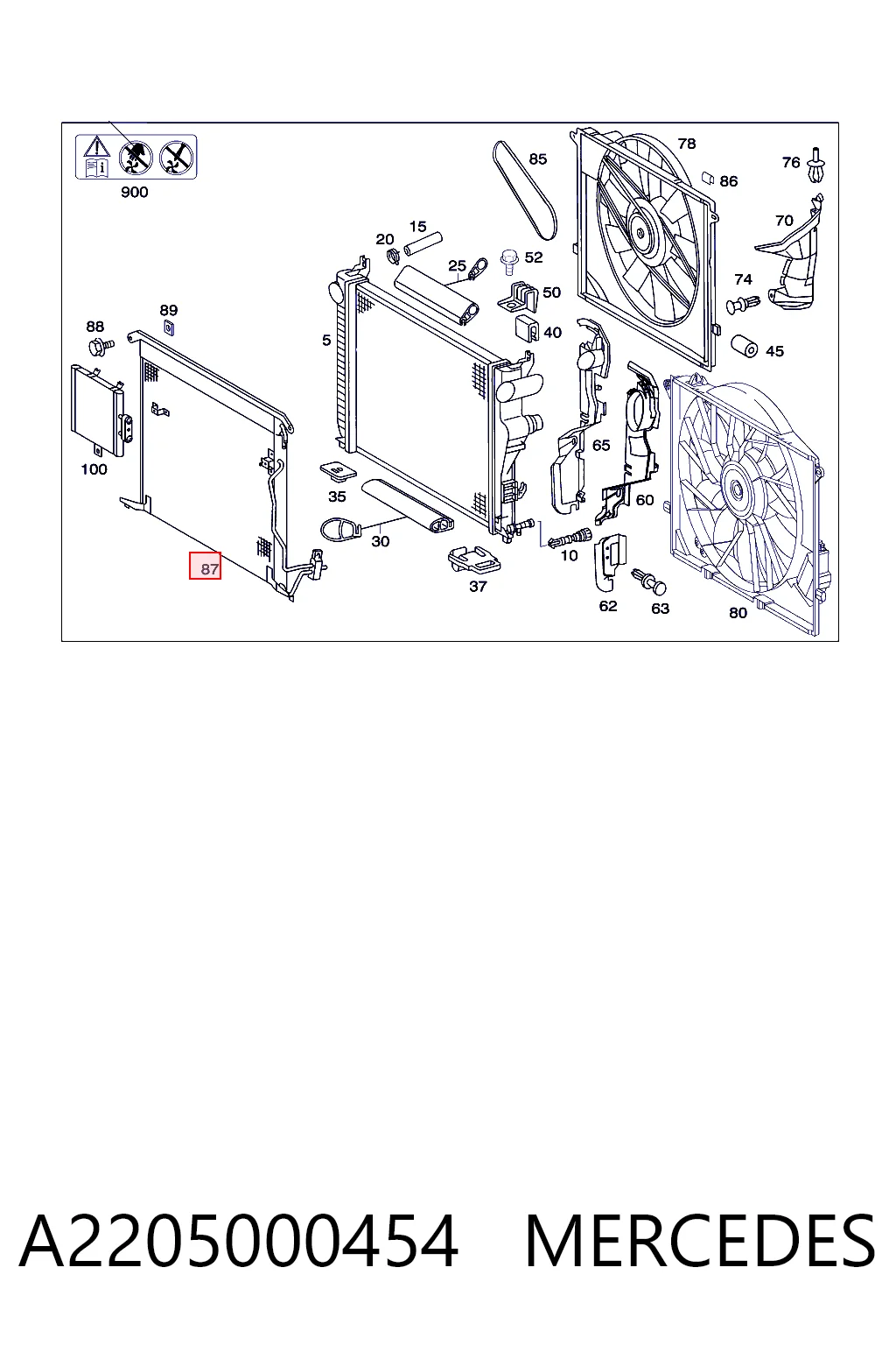 A2205000454 Mercedes