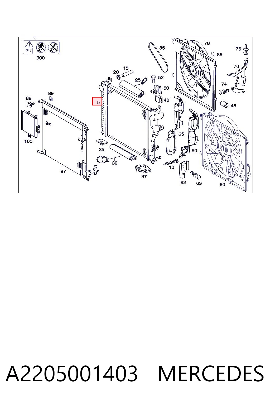 A2205001403 Mercedes