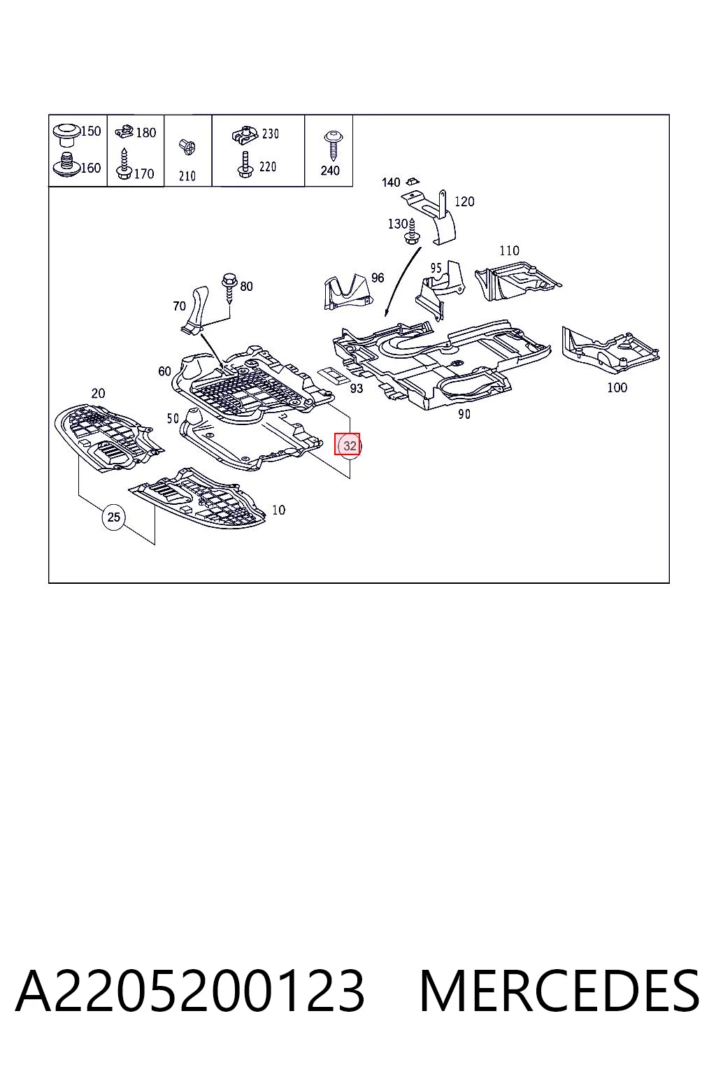 Comprar Protección de cárter Mercedes S  W220 a bajo precio