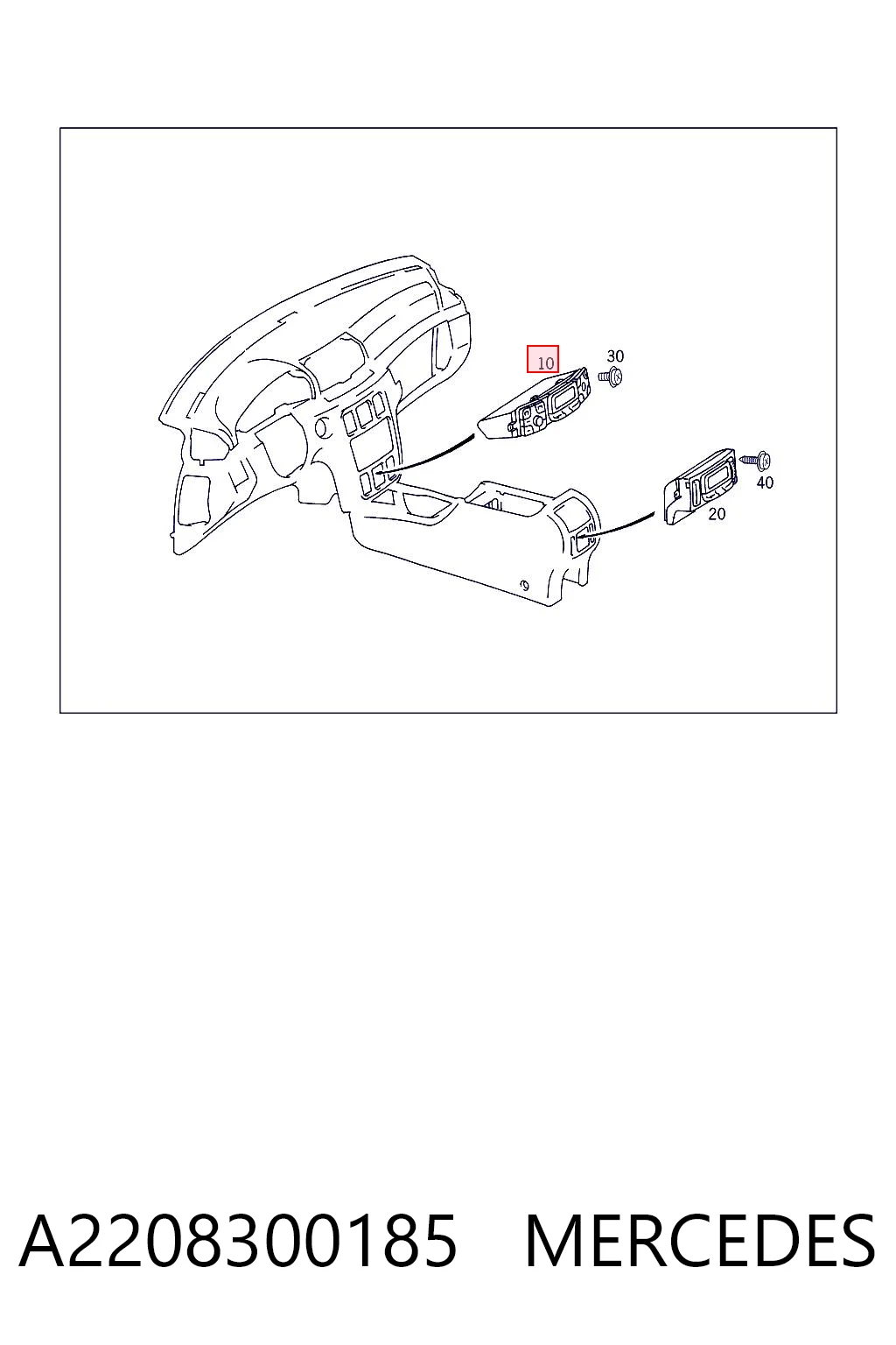 Comprar Unidad de control aire acondicionado Mercedes S  W220