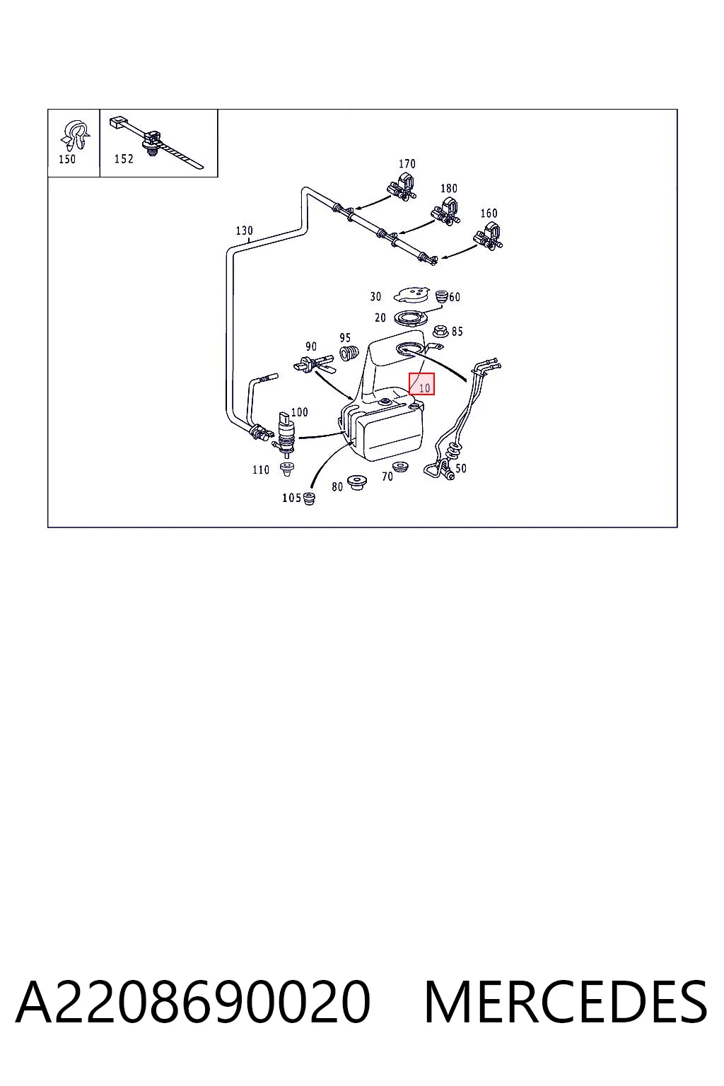 A2208690020 Mercedes