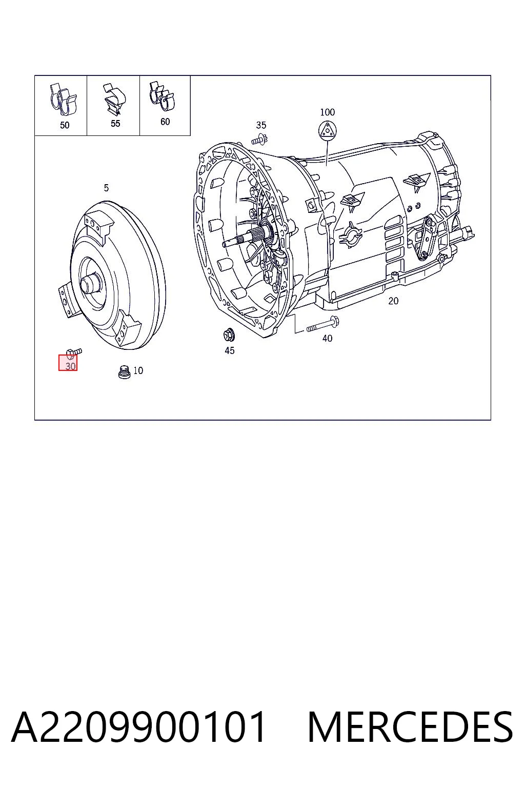 A2209900101 Mercedes