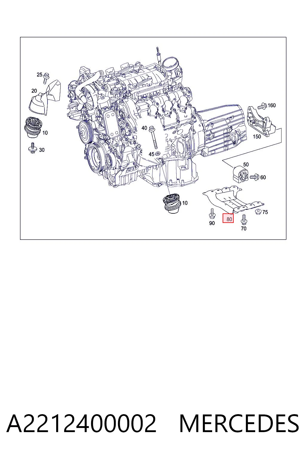 A2212400002 Mercedes