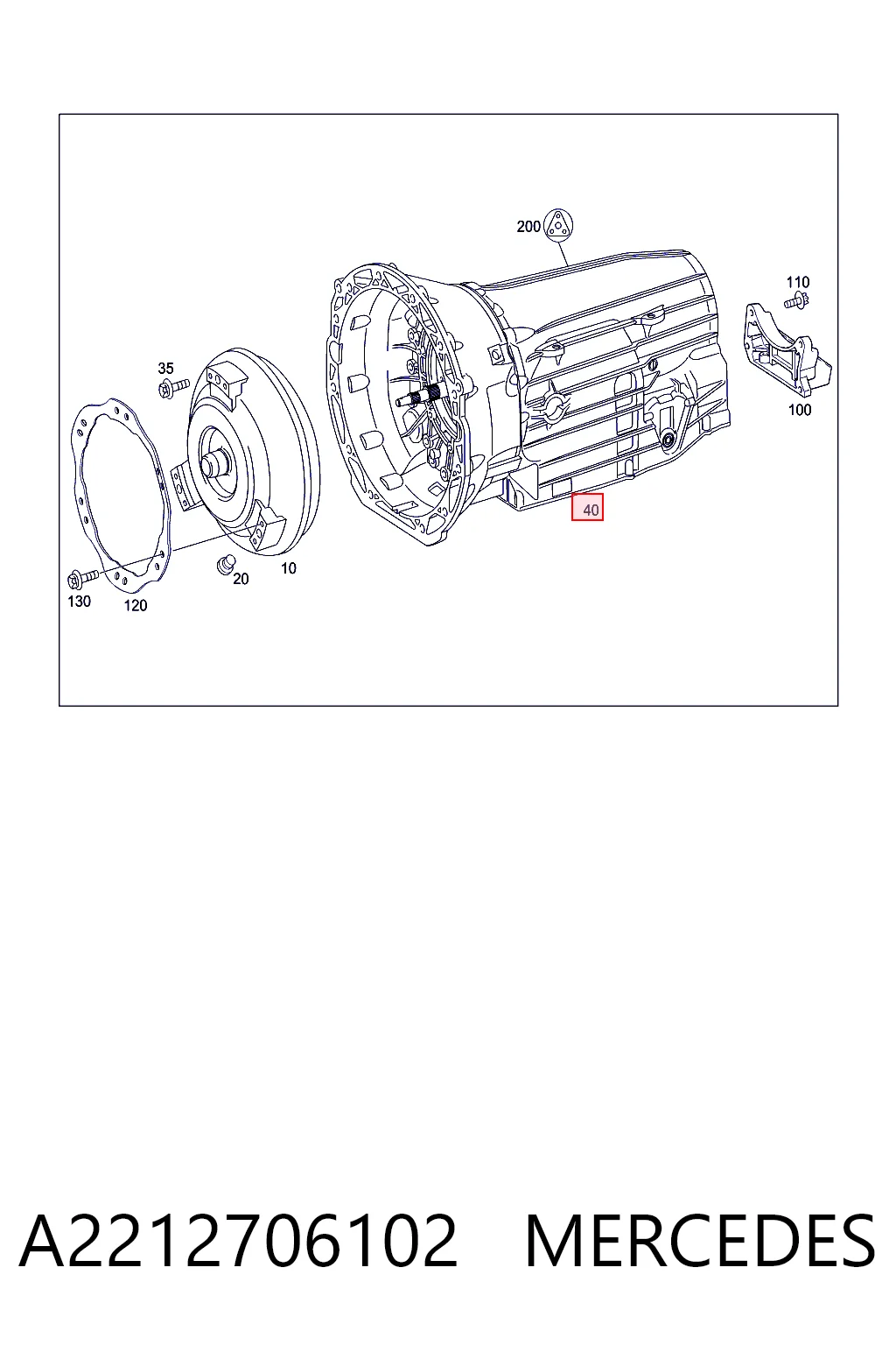 Transmisión automática para Mercedes CLS  C219