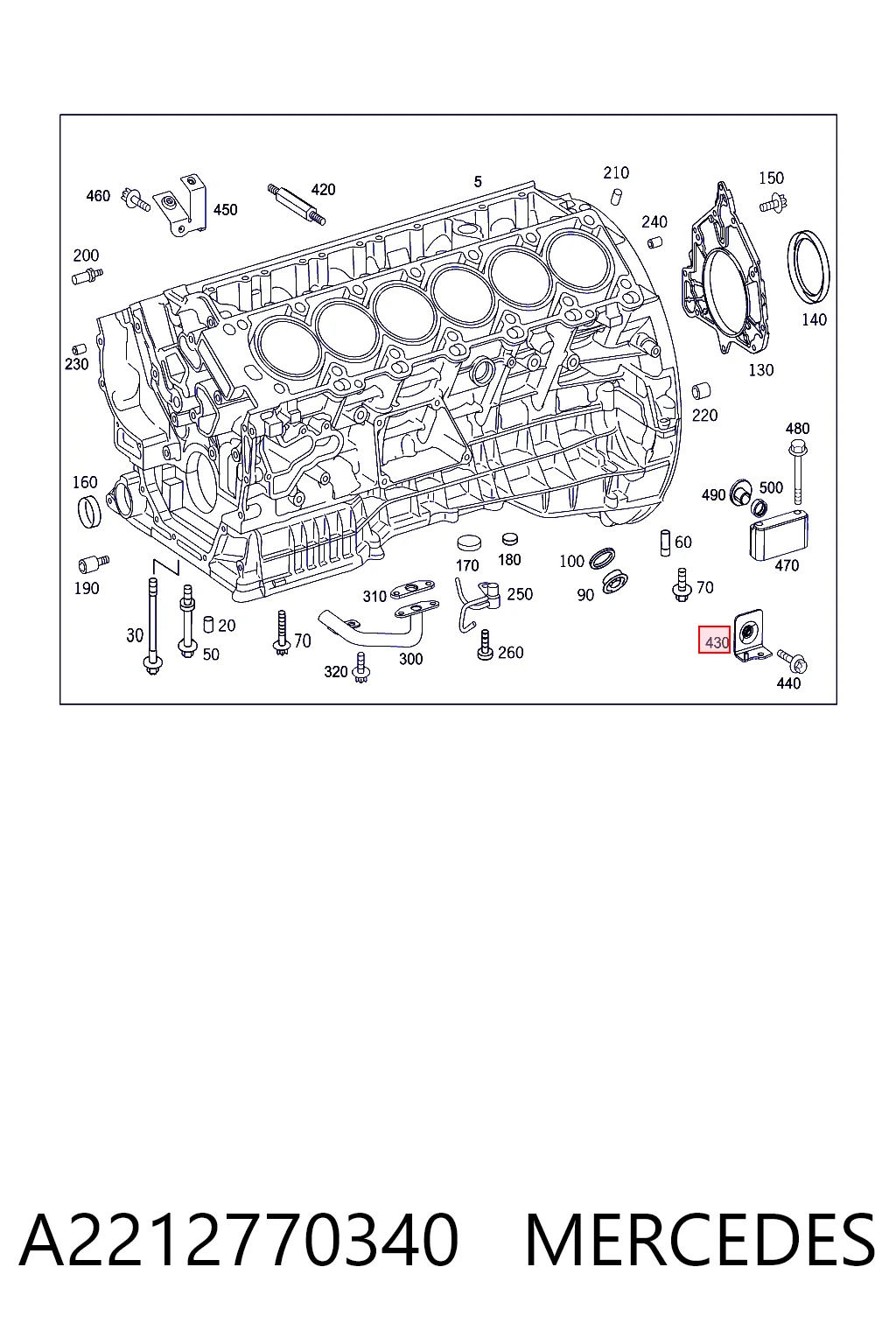 A2212770340 Mercedes