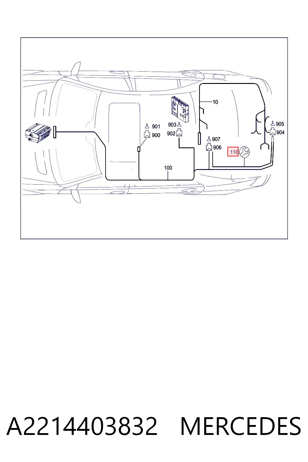 A2214403832 Mercedes