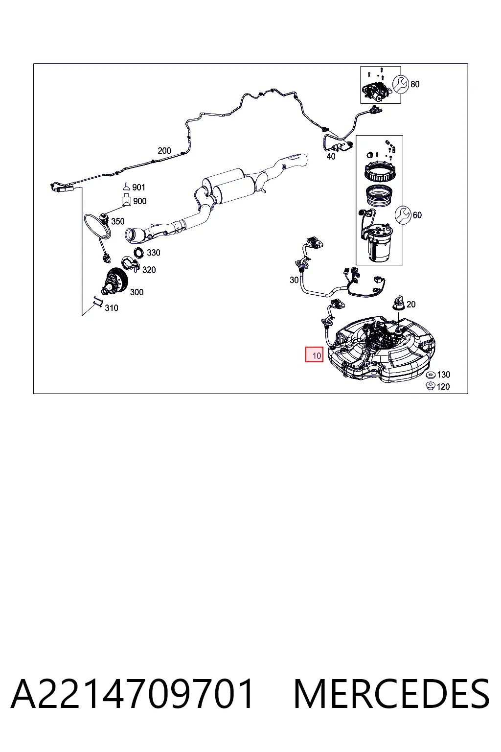 Comprar Deposito AdBlue Mercedes S  W221
