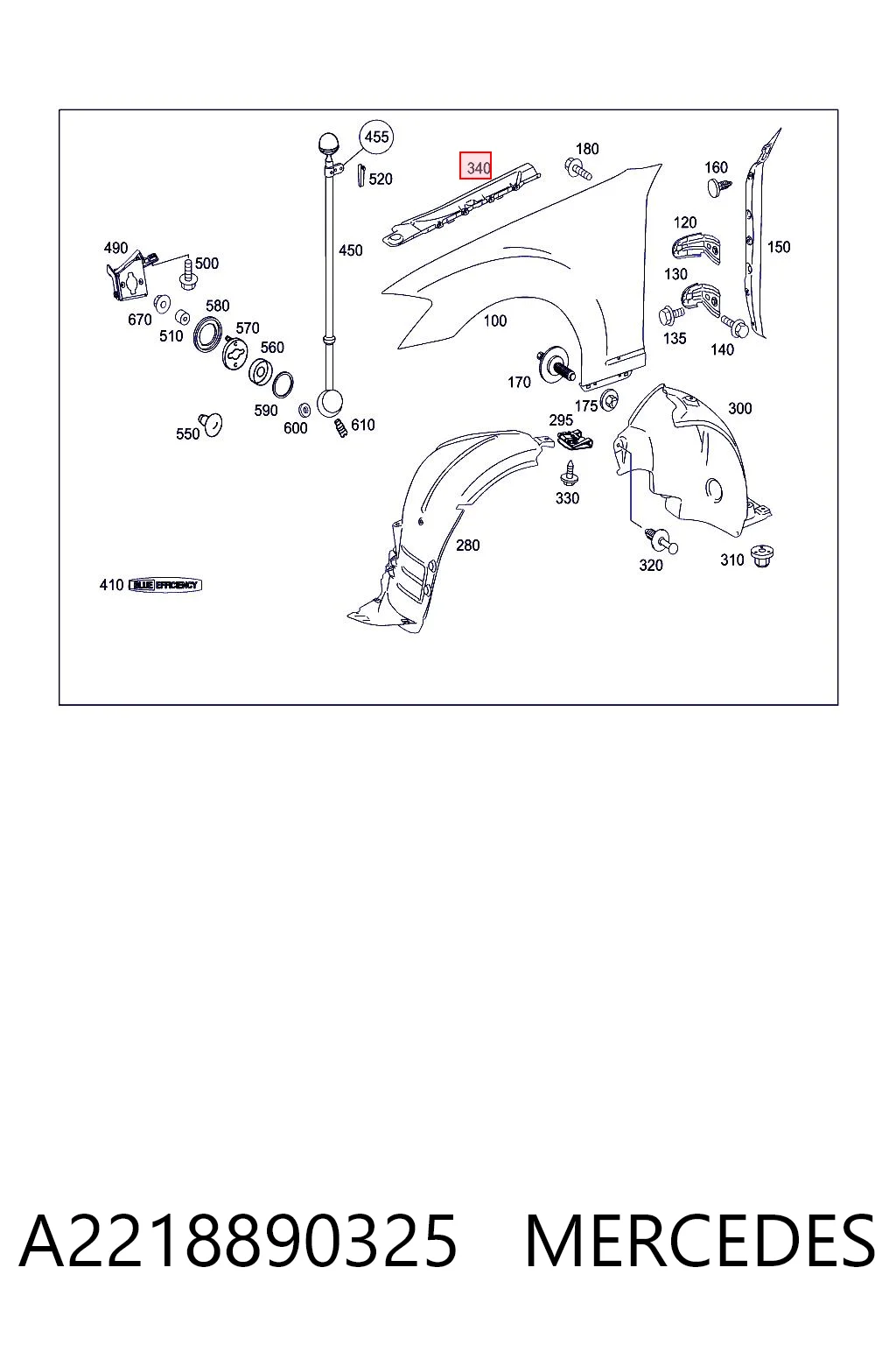 A2218890325 Mercedes