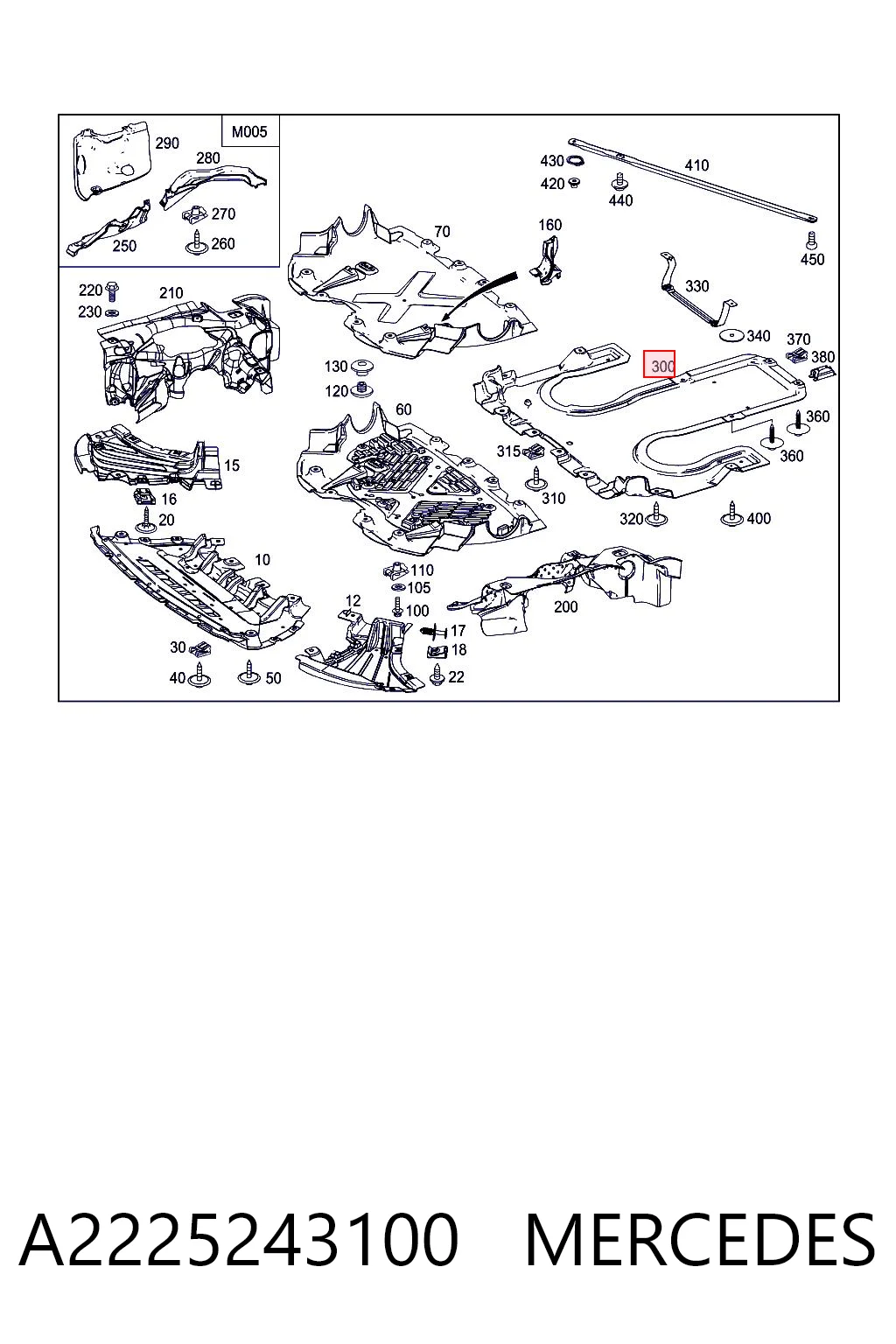 A2225243100 Mercedes
