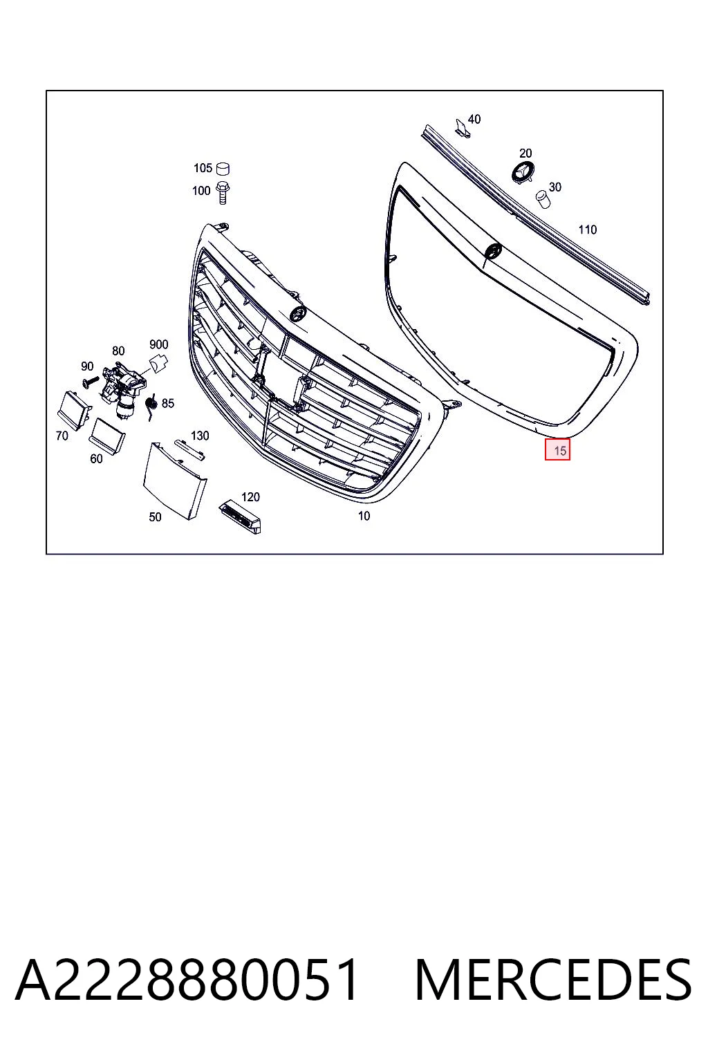 A2228880051 Mercedes