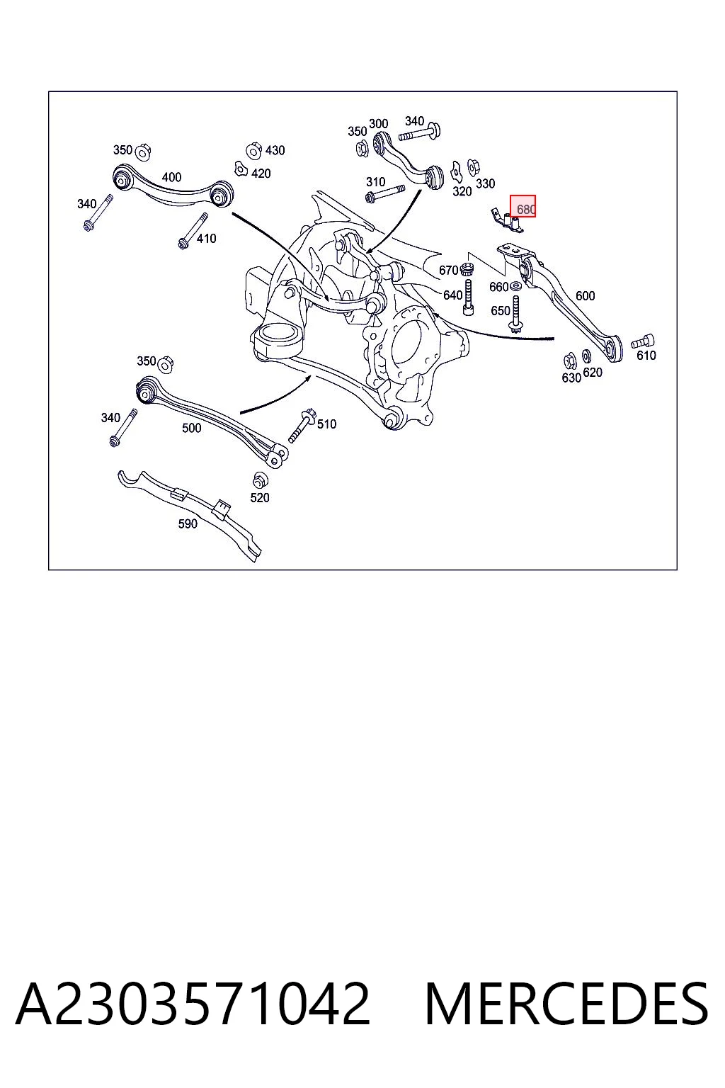A2303571042 Mercedes
