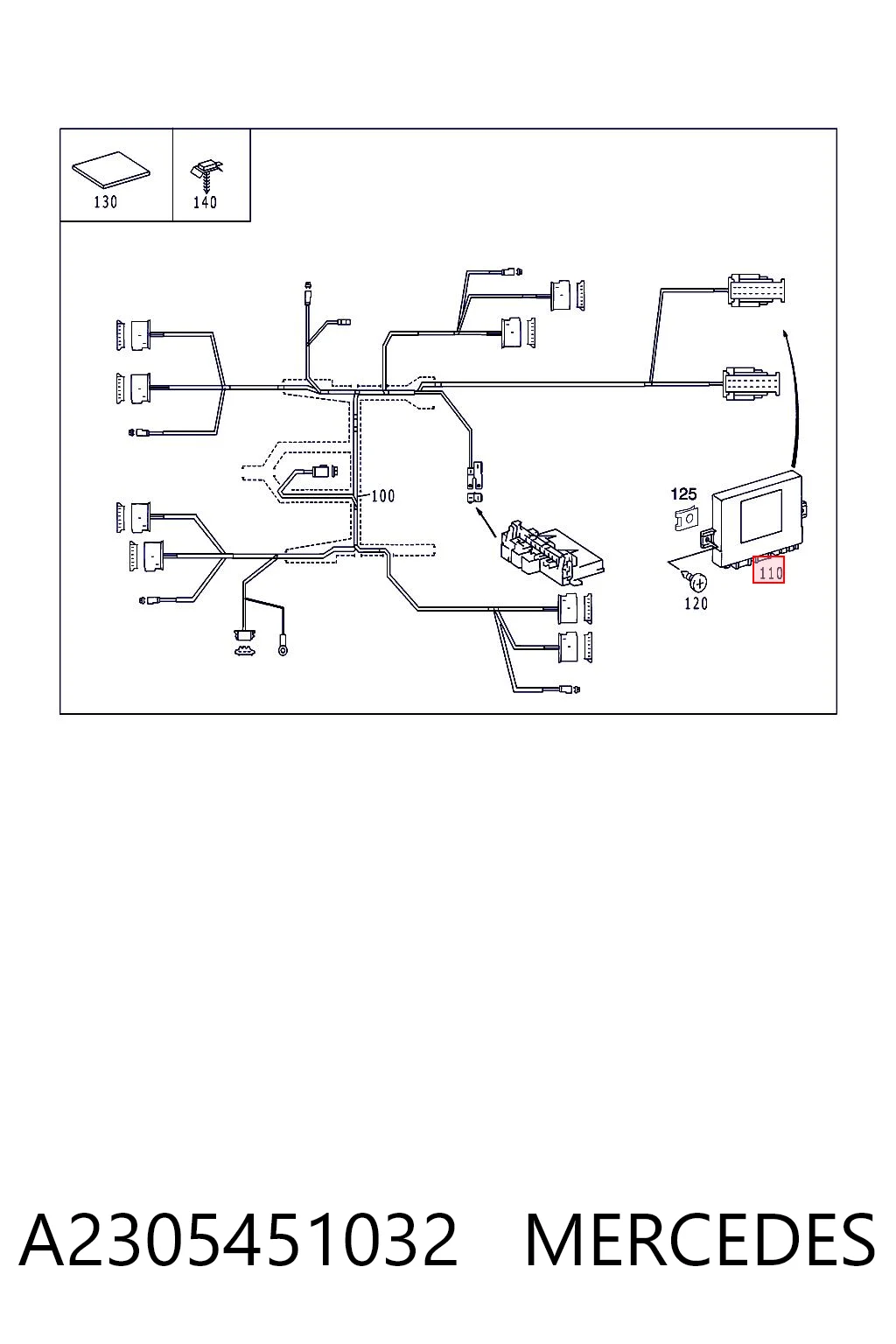 A2305451032 Mercedes
