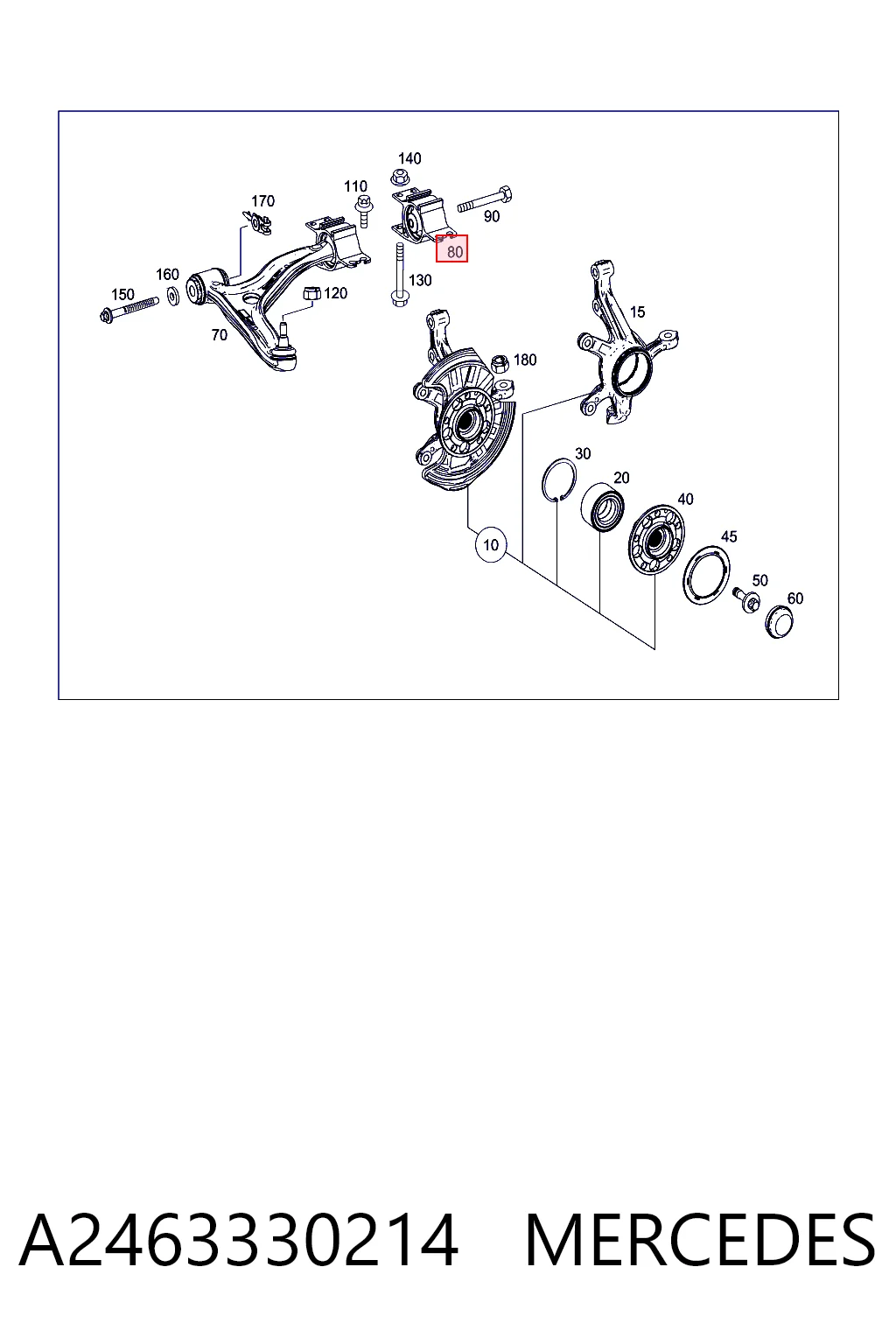 Precio del repuesto Silentblock suspension A  hatchback