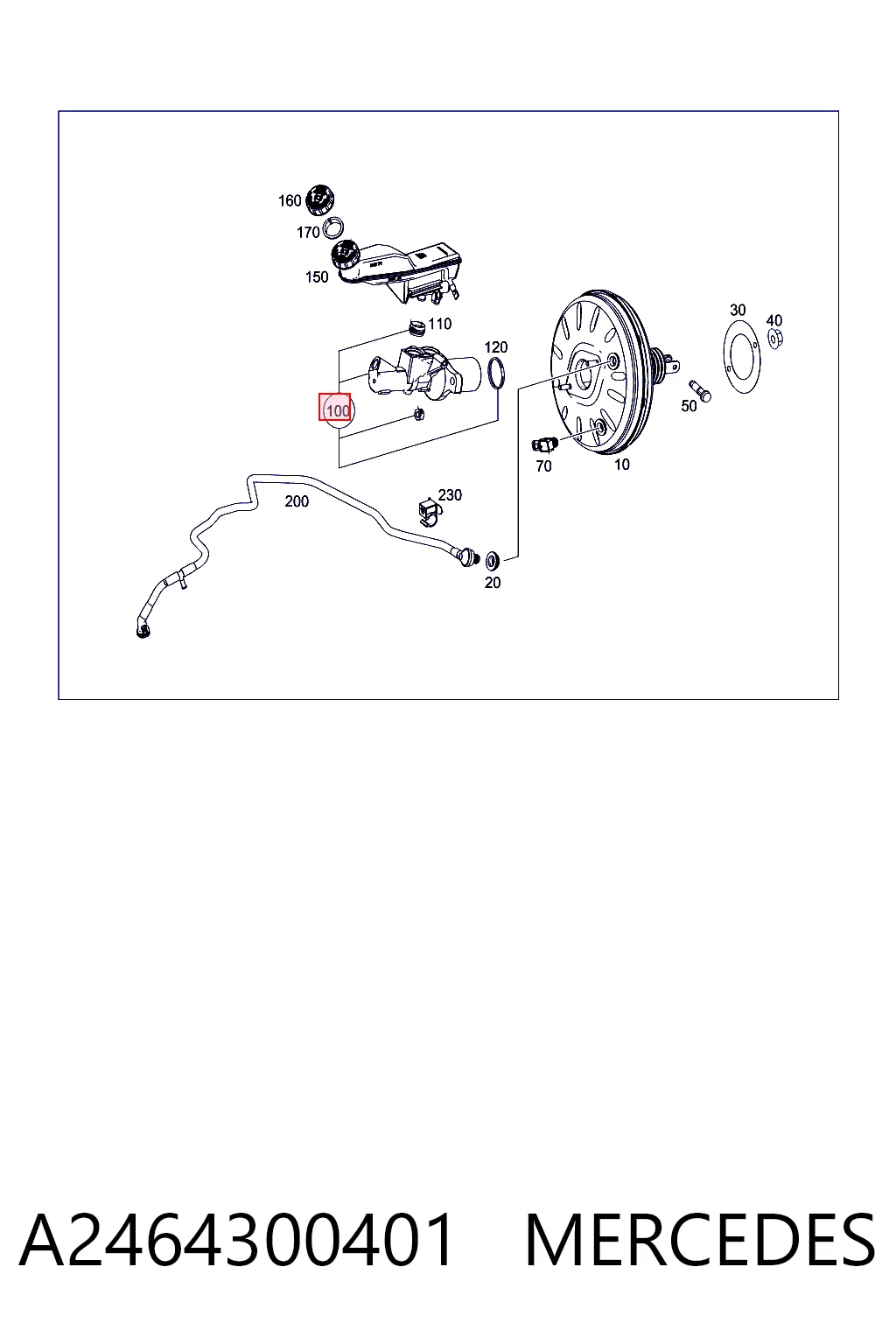 Comprar Cilindro principal de freno Mercedes A  W176 a bajo precio