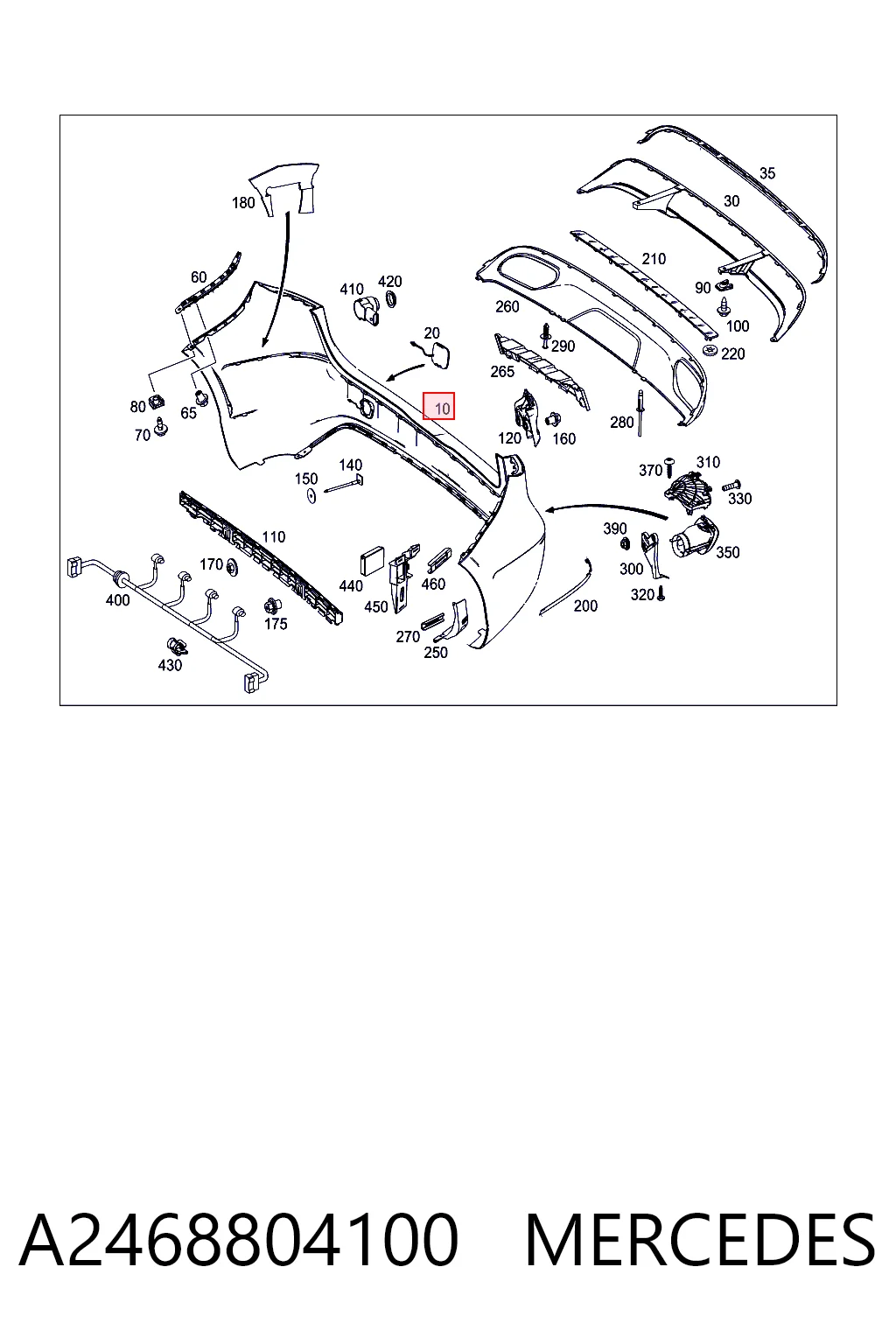 A2468804100 Mercedes