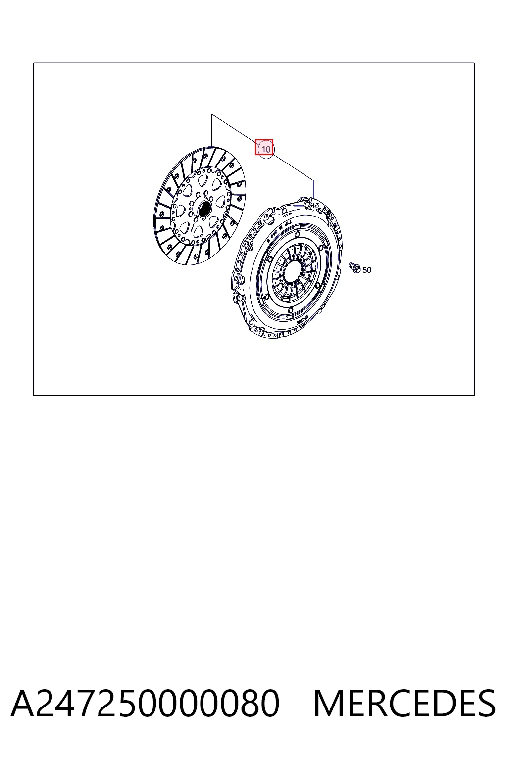 Mecanismo de embrague Mercedes A  desde 220,52 €