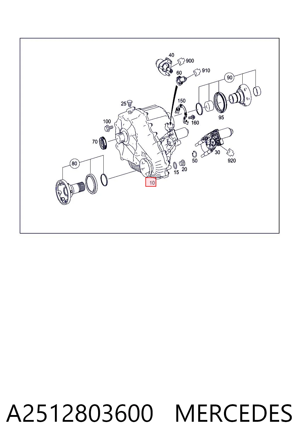 A2512803600 Mercedes
