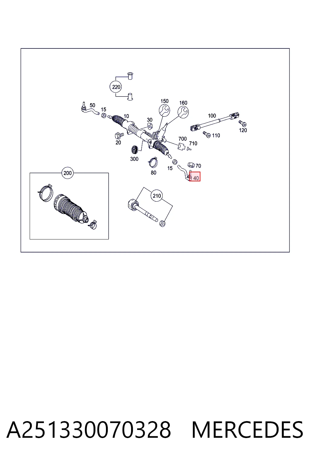 Comprar Rótula barra de acoplamiento exterior R  W251