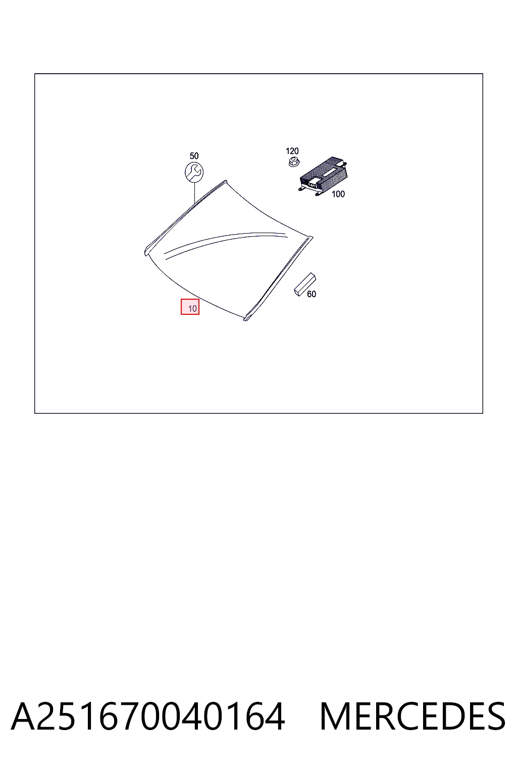 Comprar Parabrisas Mercedes R  W251