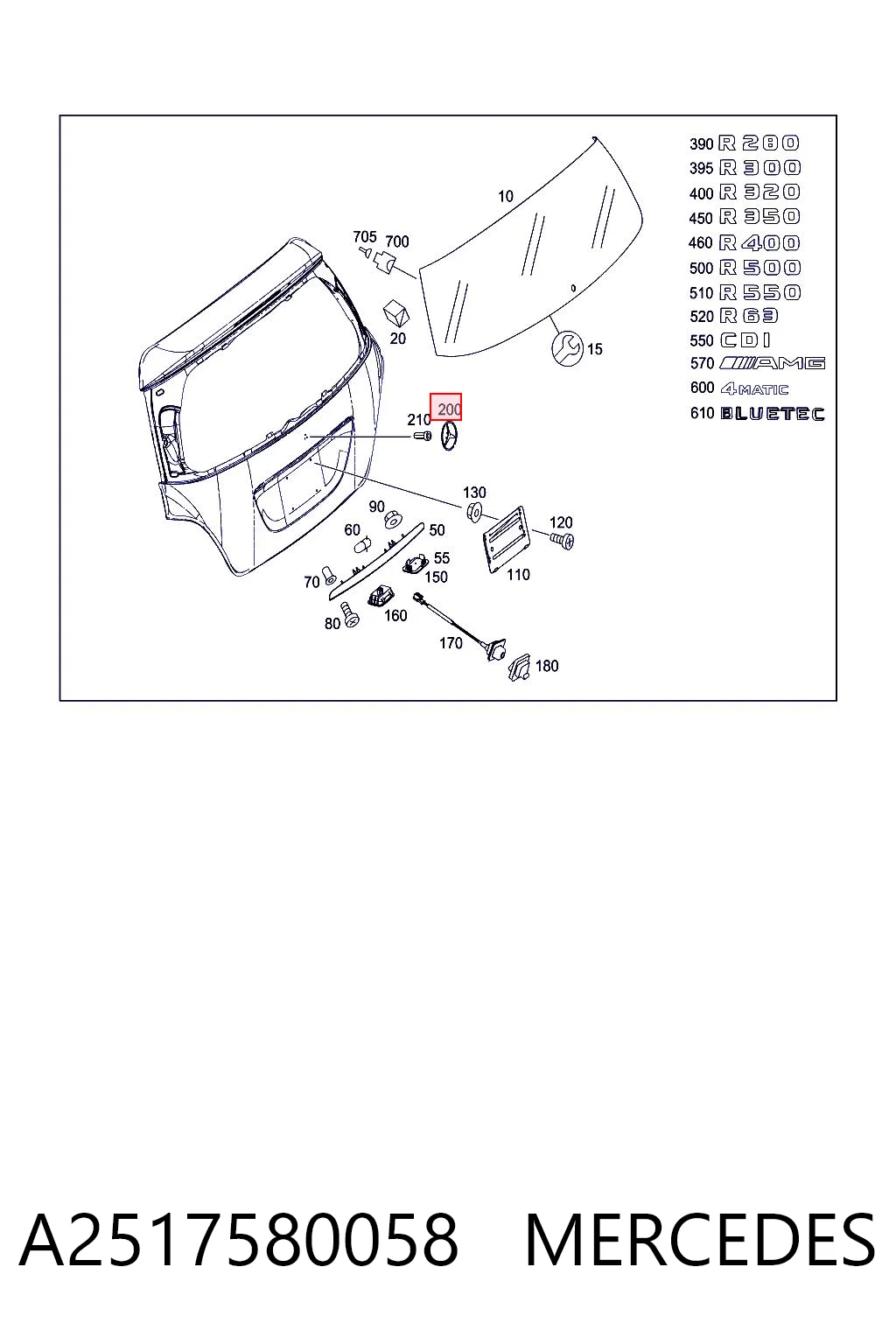 A2517580058 Mercedes