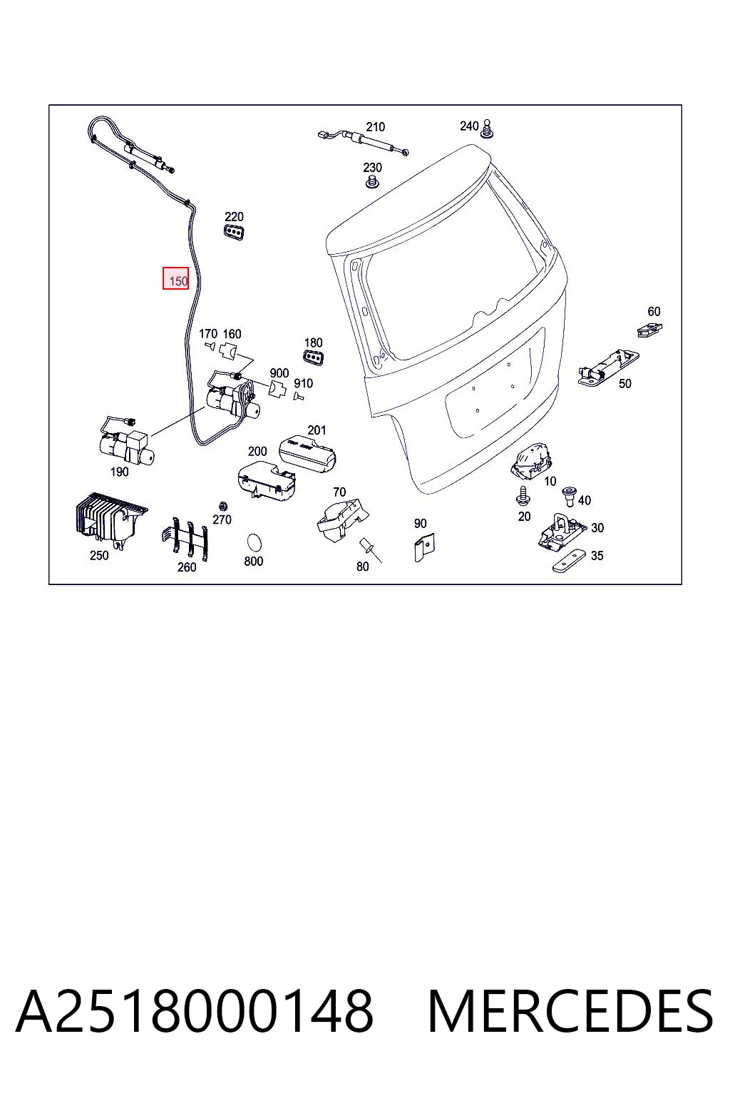 A2518000148 Mercedes