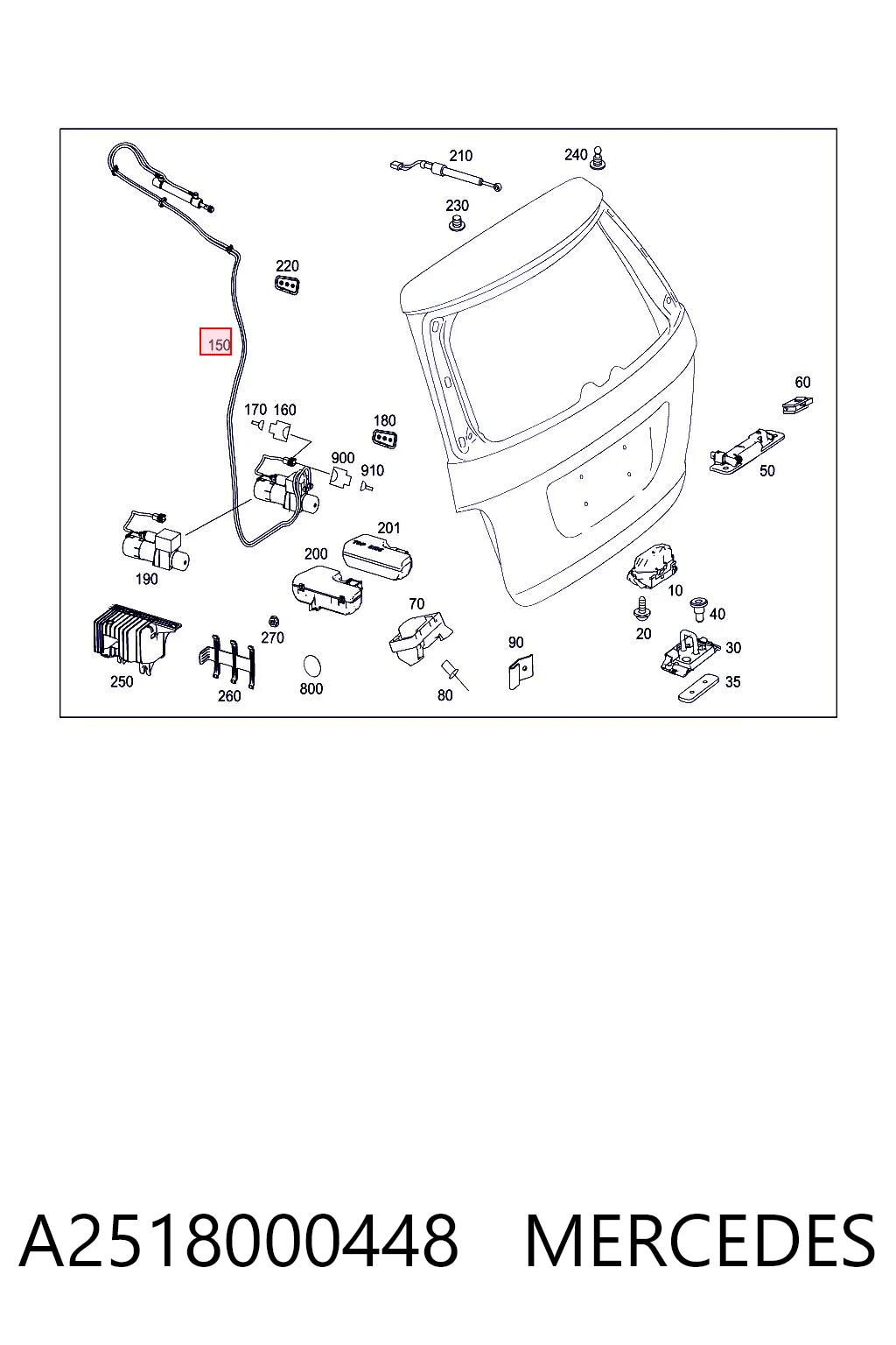 A2518000448 Mercedes