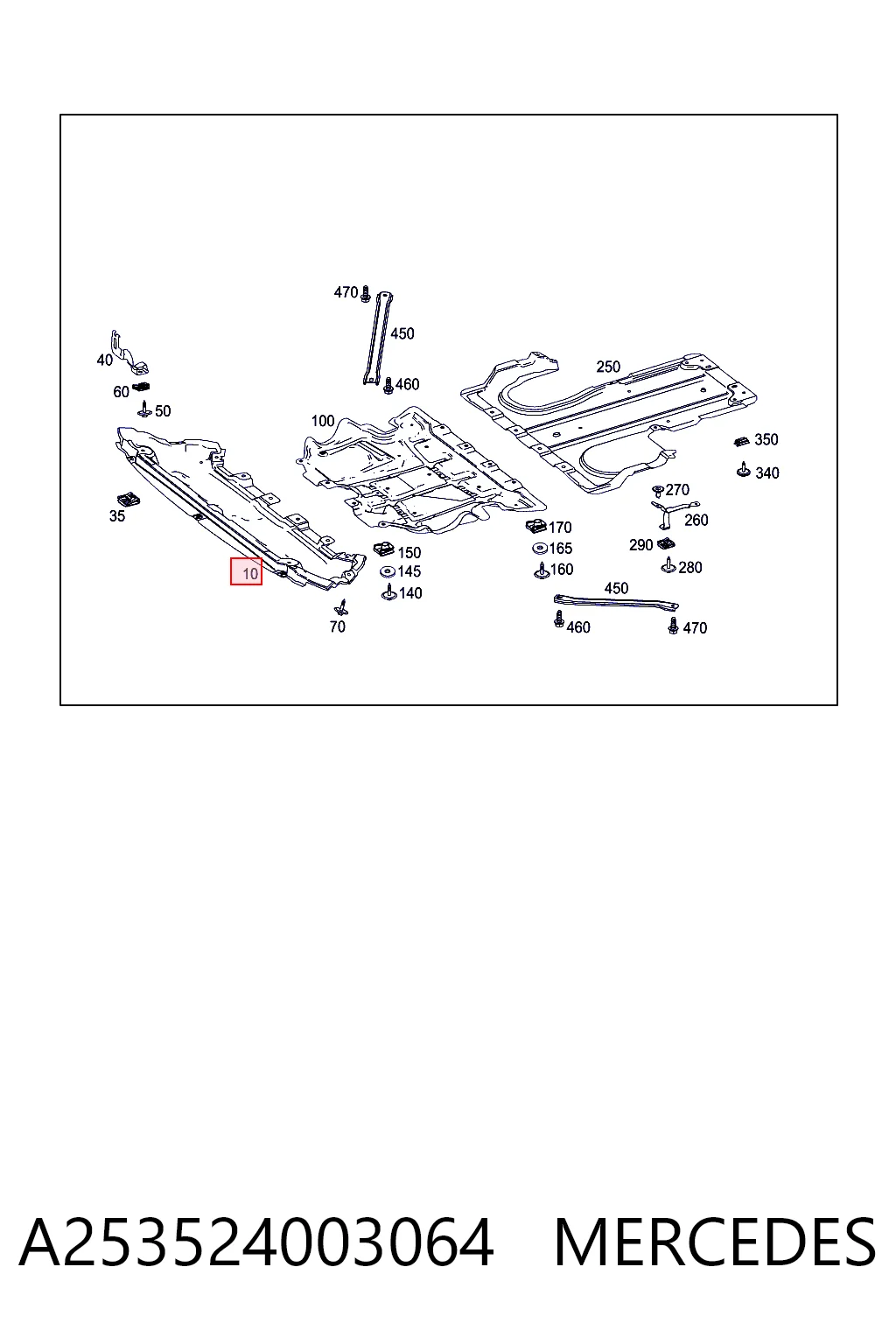 Comprar Protección de cárter Mercedes Vito  639 a bajo precio