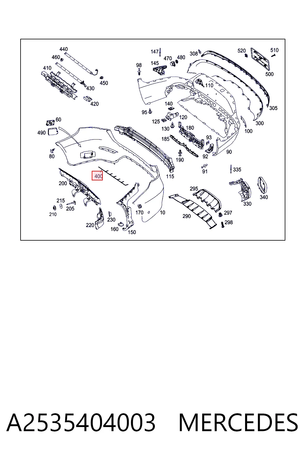 A2535404003 Mercedes