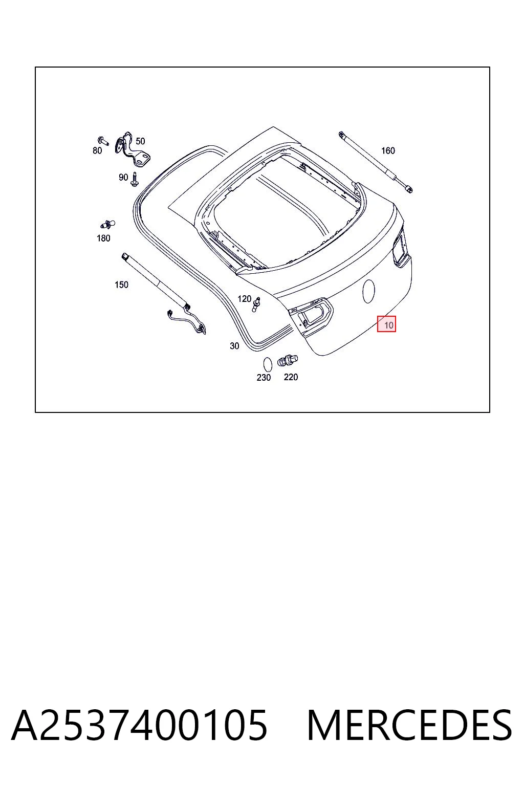 A2537400105 Mercedes