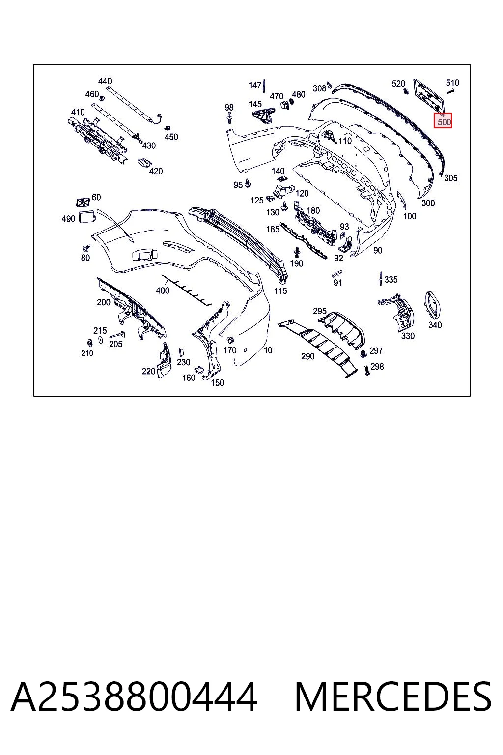 A2538800444 Mercedes