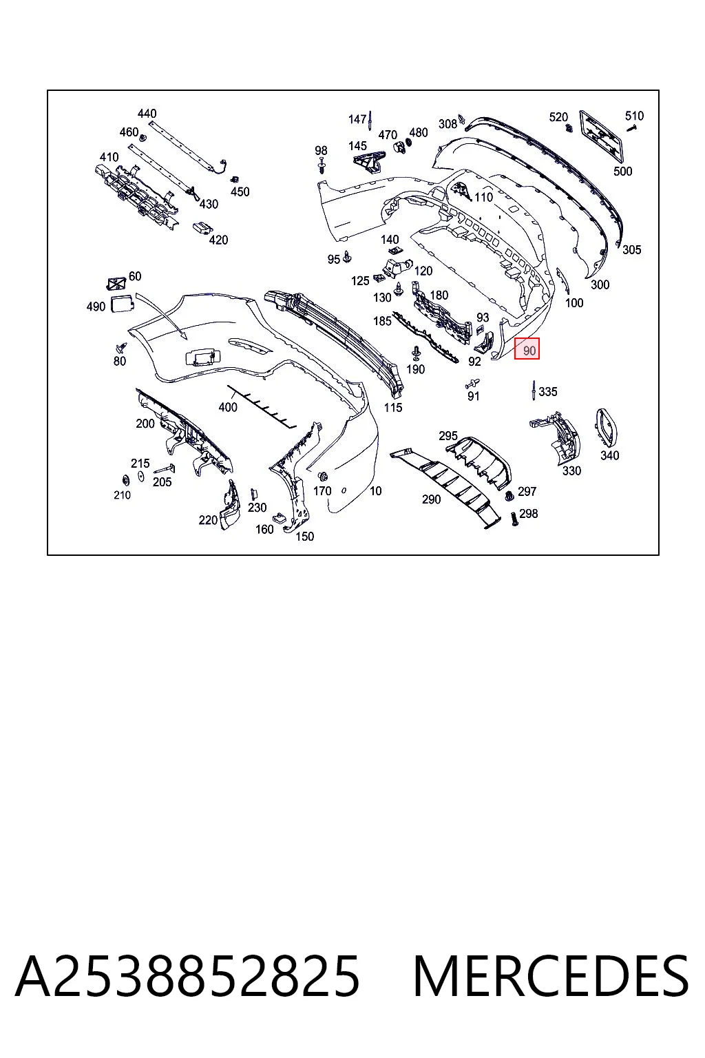 A2538852825 Mercedes