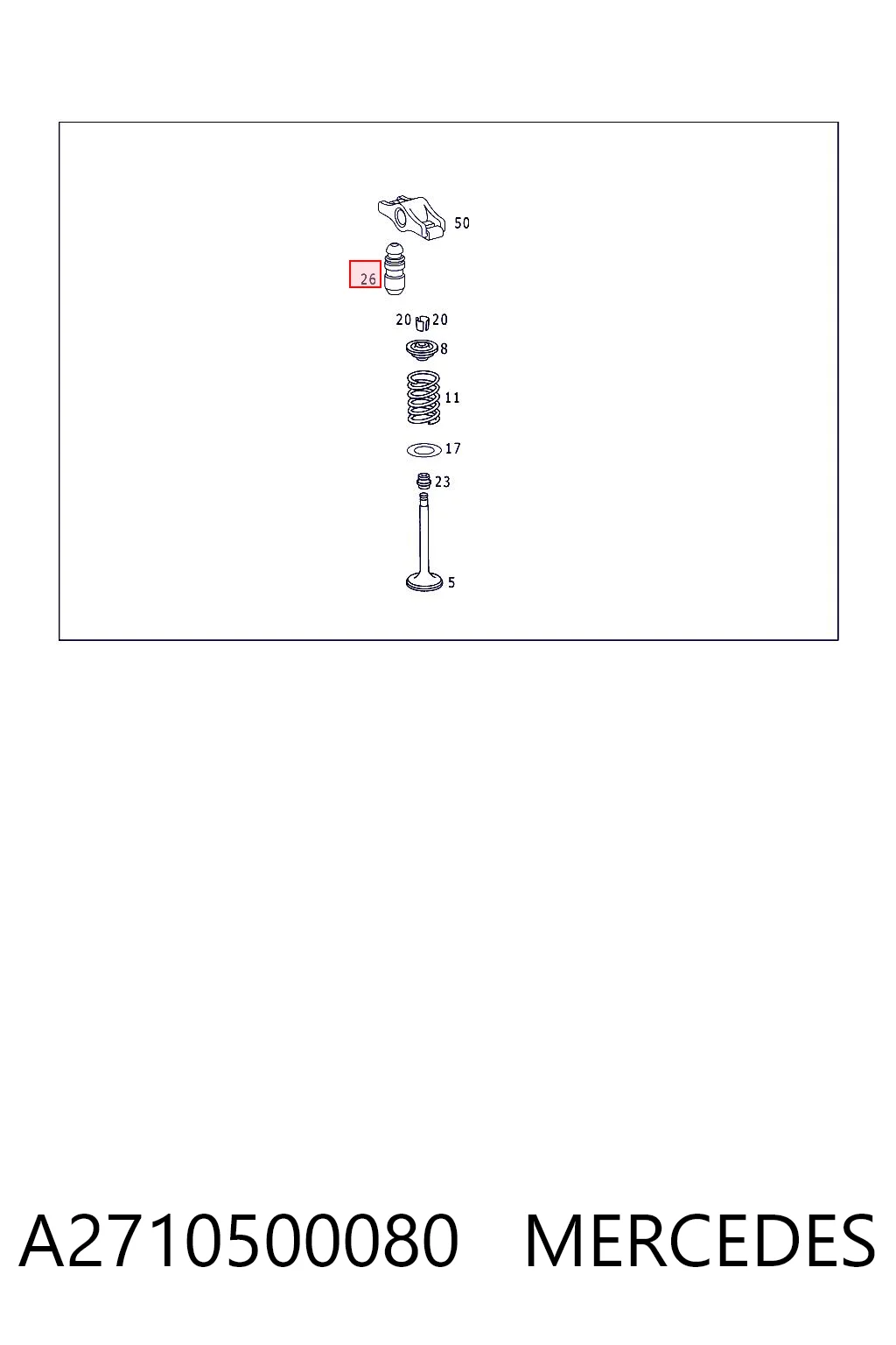 A2710500080 Mercedes