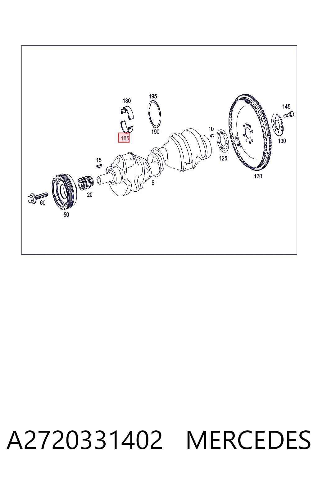 A2720331402 Mercedes 