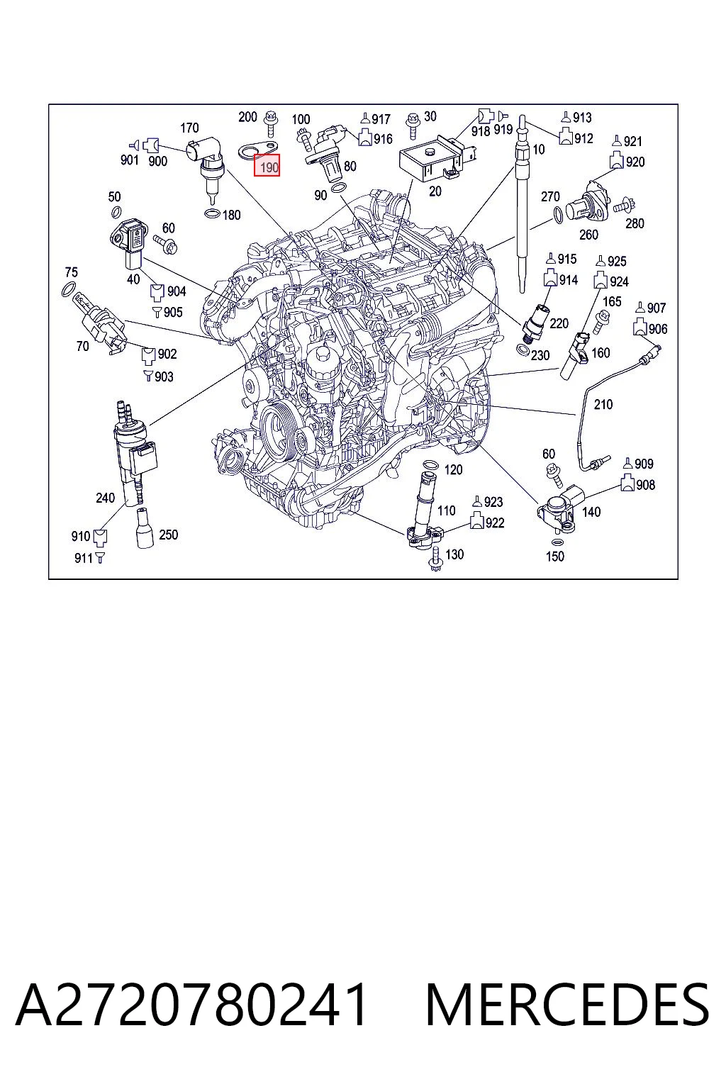 A2720780241 Mercedes