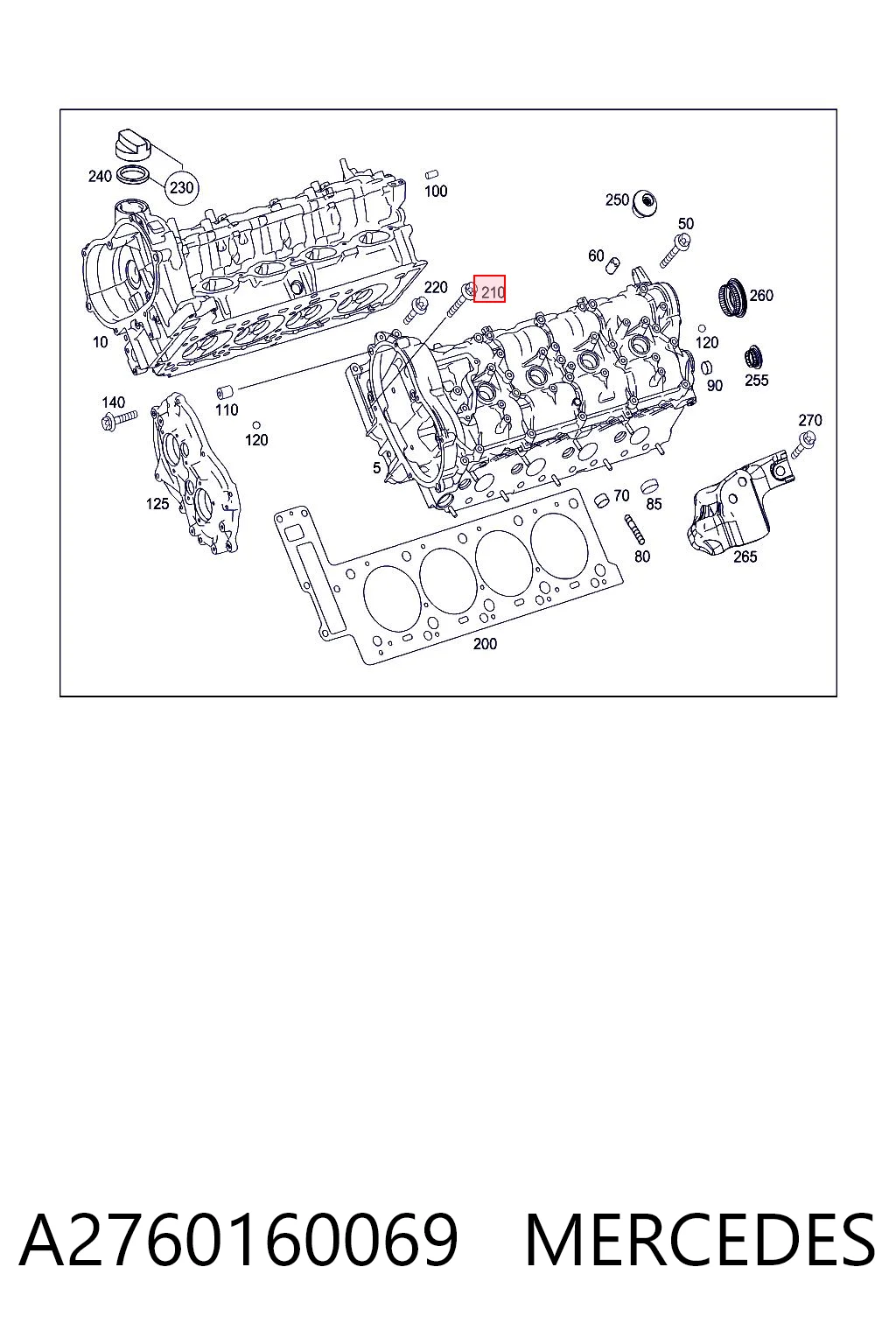 A2760160069 Mercedes