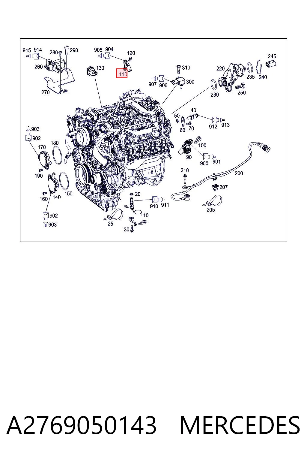 A2769050143 Mercedes