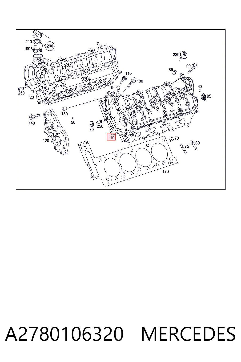 A2780106320 Mercedes