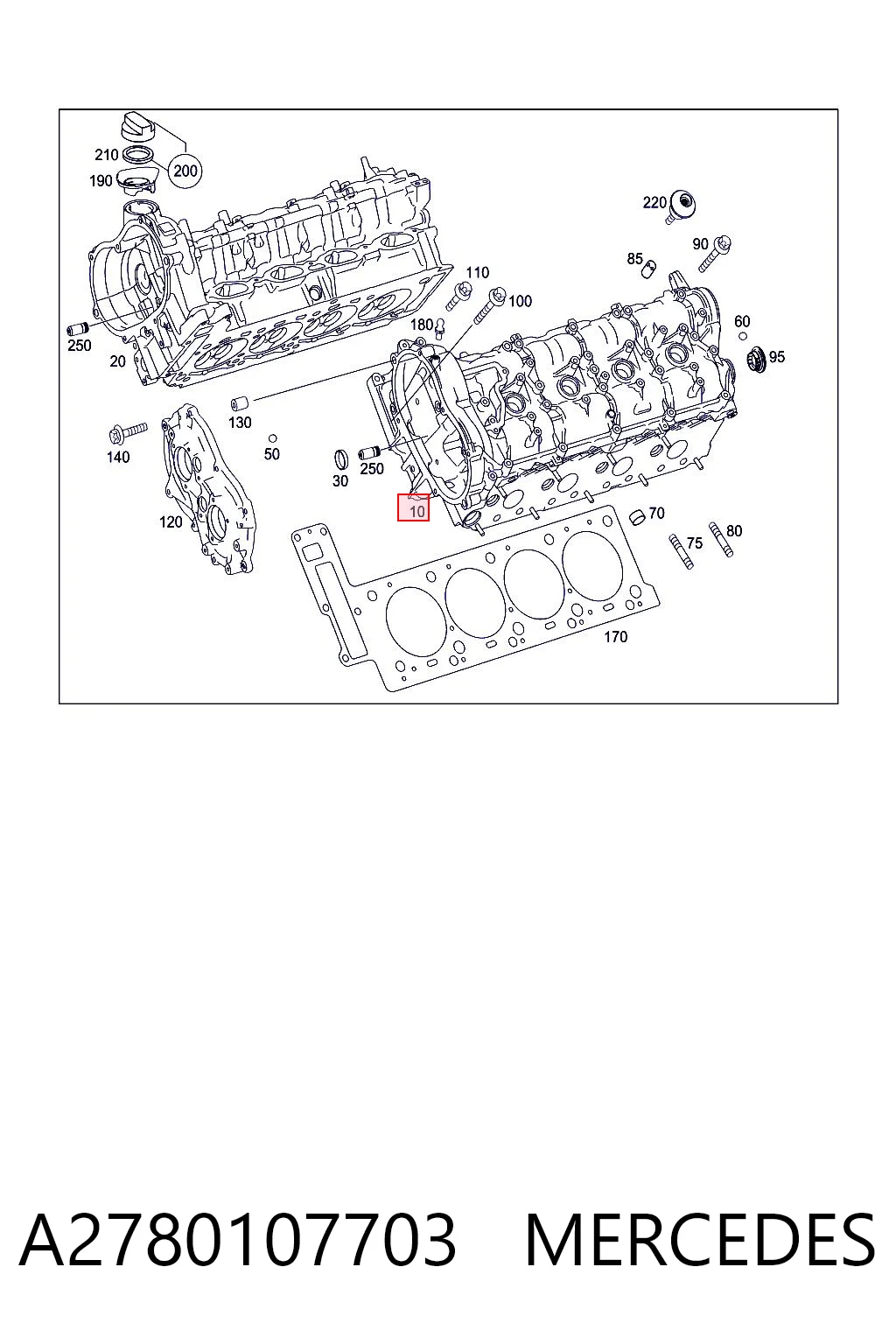 A2780107703 Mercedes