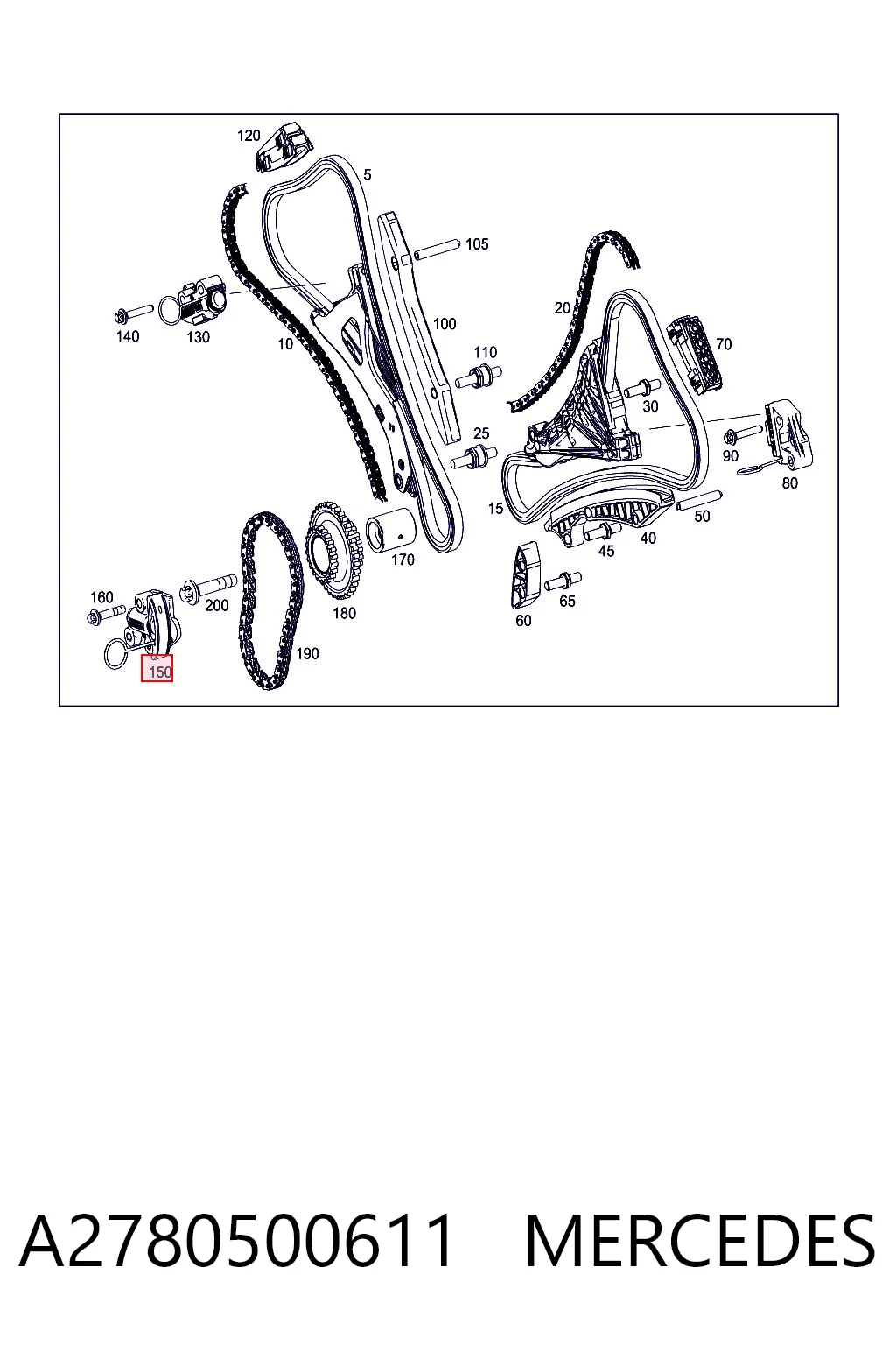 A2780500611 Mercedes