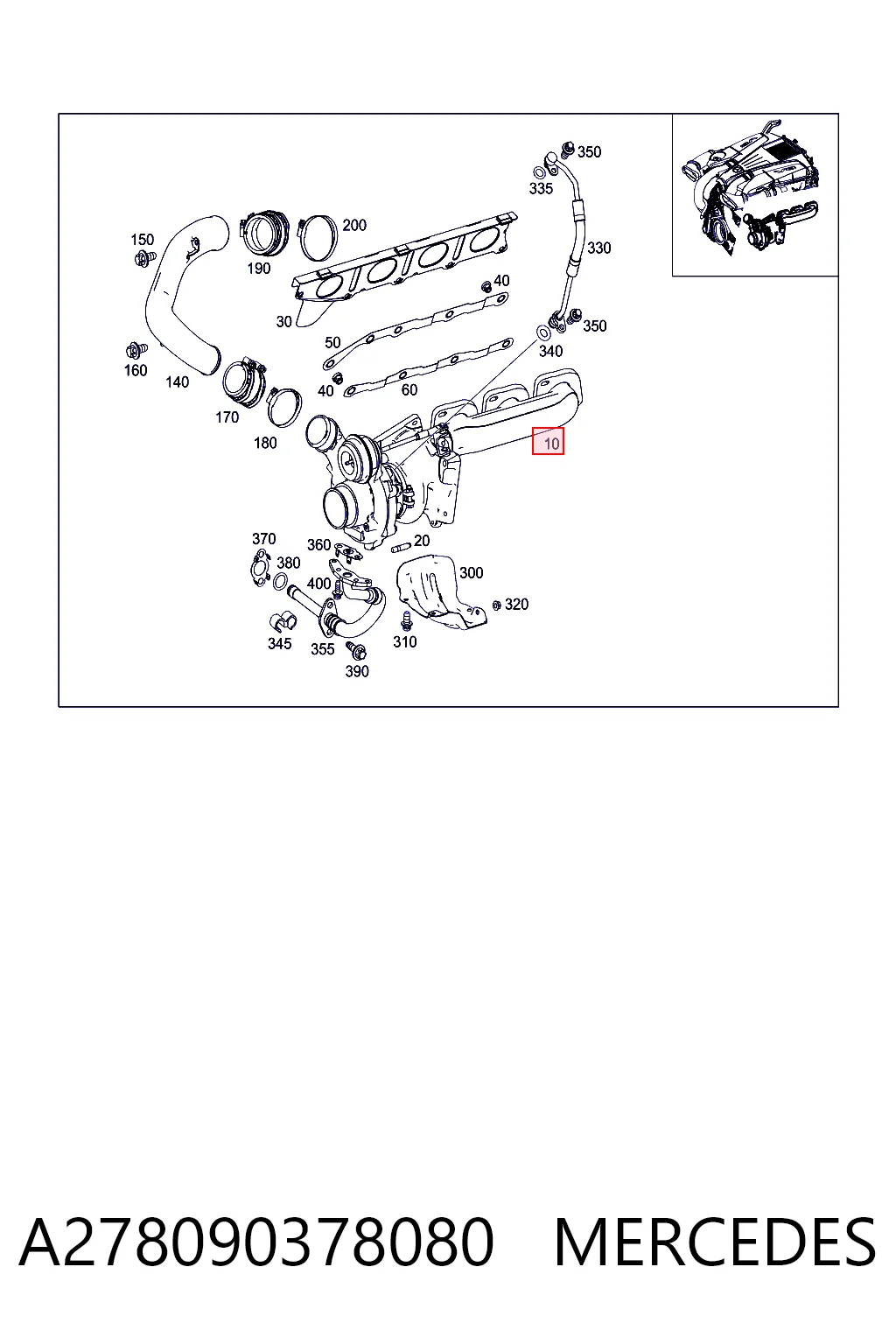 Turbocompresor Mercedes GL SUV (X166) (2012 - 2015) precio, desde 494,96 EUR