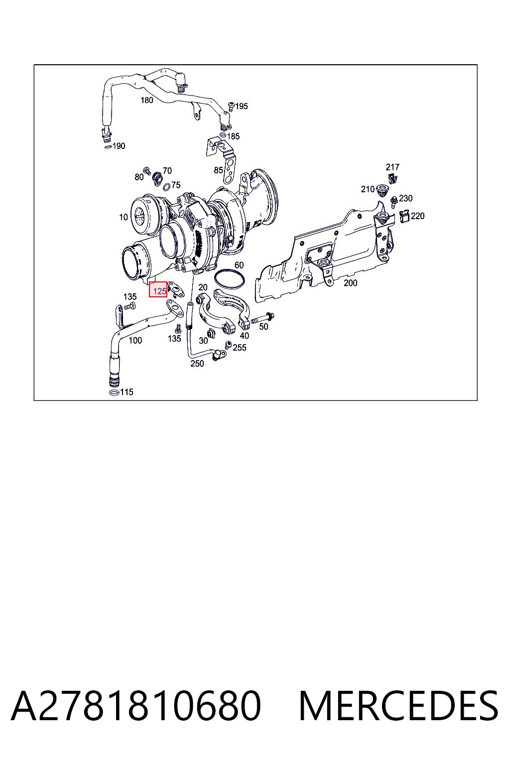 A2781810680 Mercedes