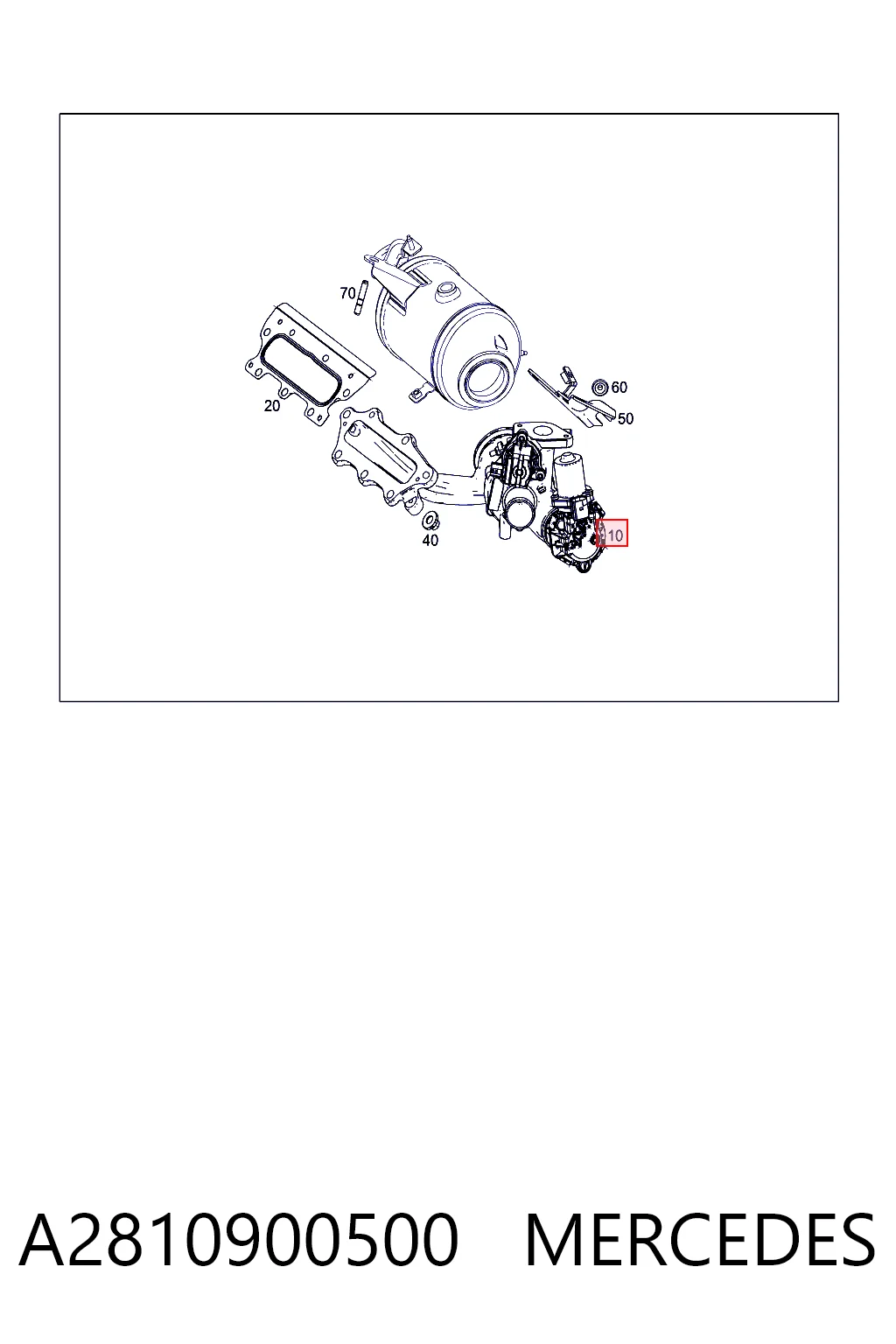 A2810900500 Mercedes