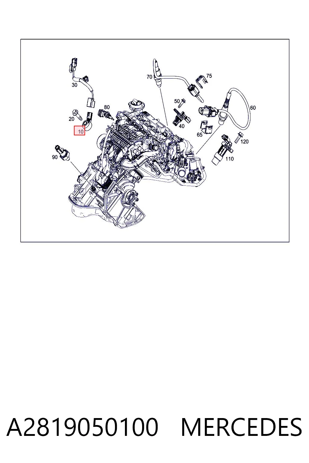 A2819050100 Mercedes